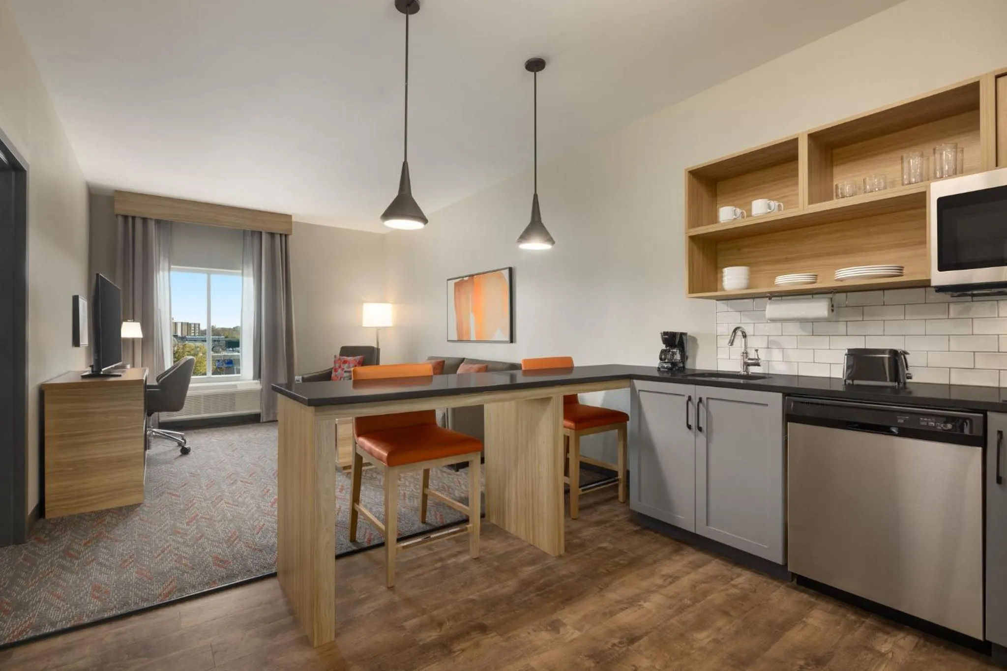 One-Bedroom King Suite - Communications Accessible in Candlewood Suites McPherson, an IHG Hotel