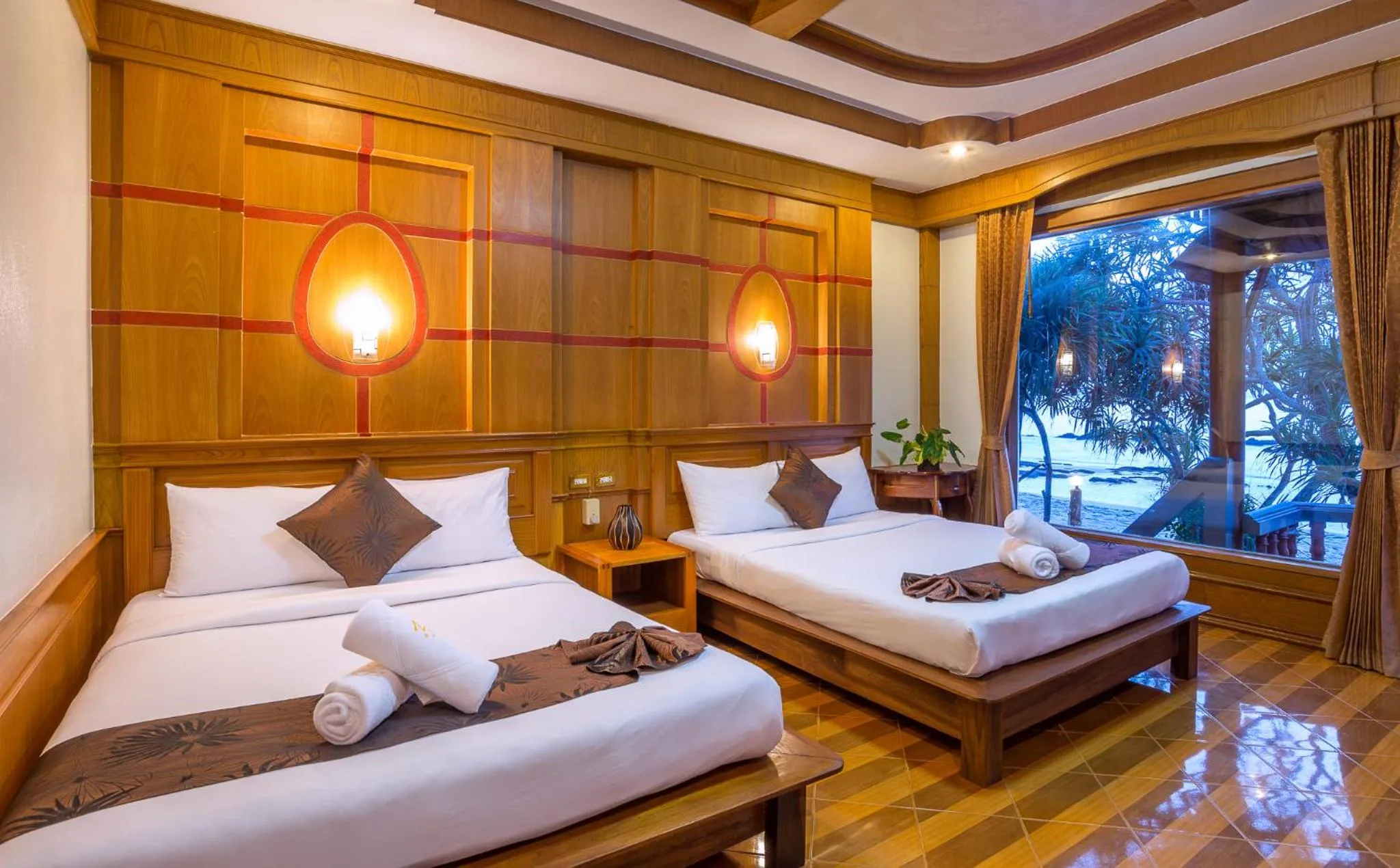 Deluxe Bungalow  - Beach Front in Lanta Miami Resort - SHA Extra Plus