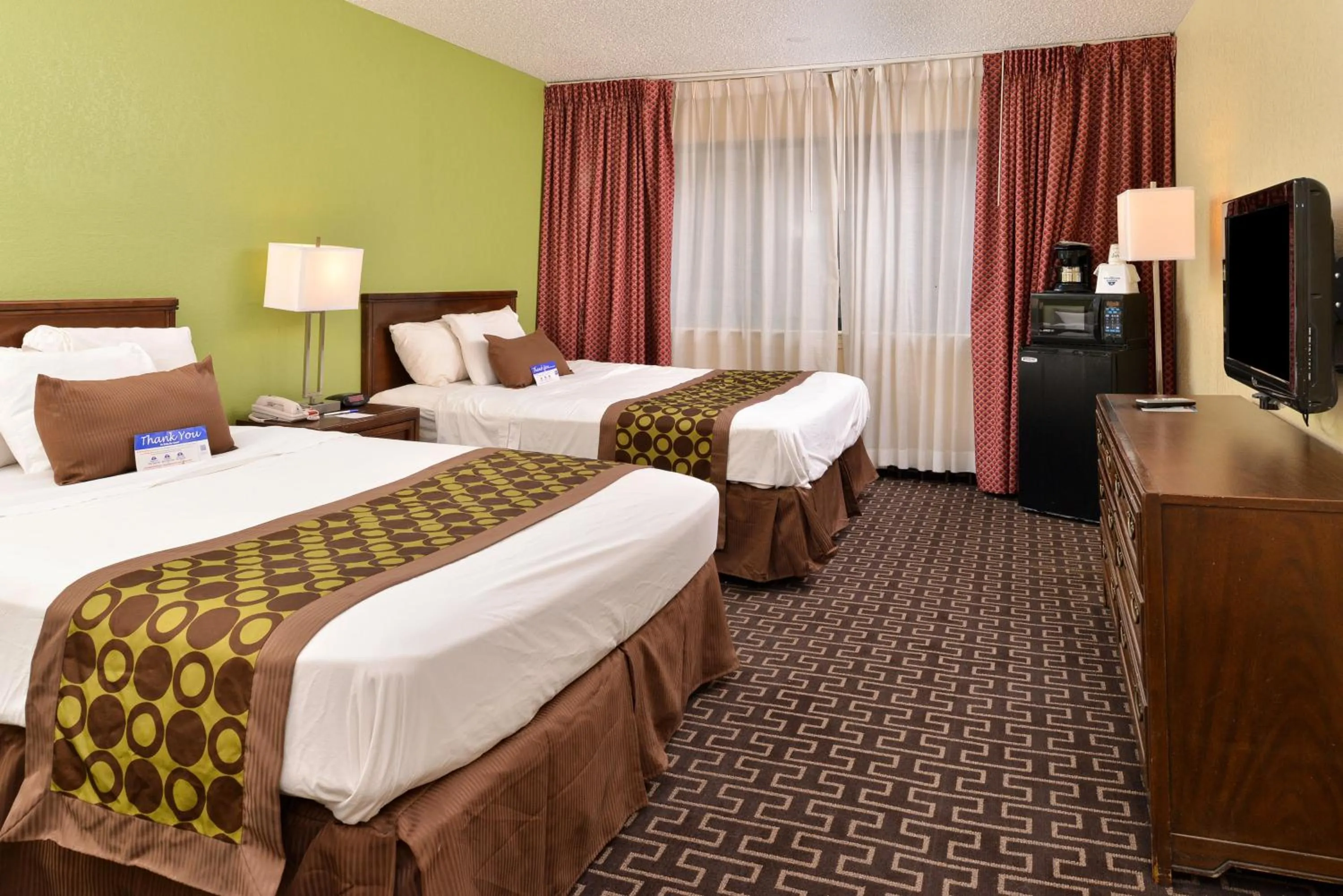 Standard Room with Two Double Beds - Smoking in Americas Best Value Inn & Suites Extended Stay - Tulsa