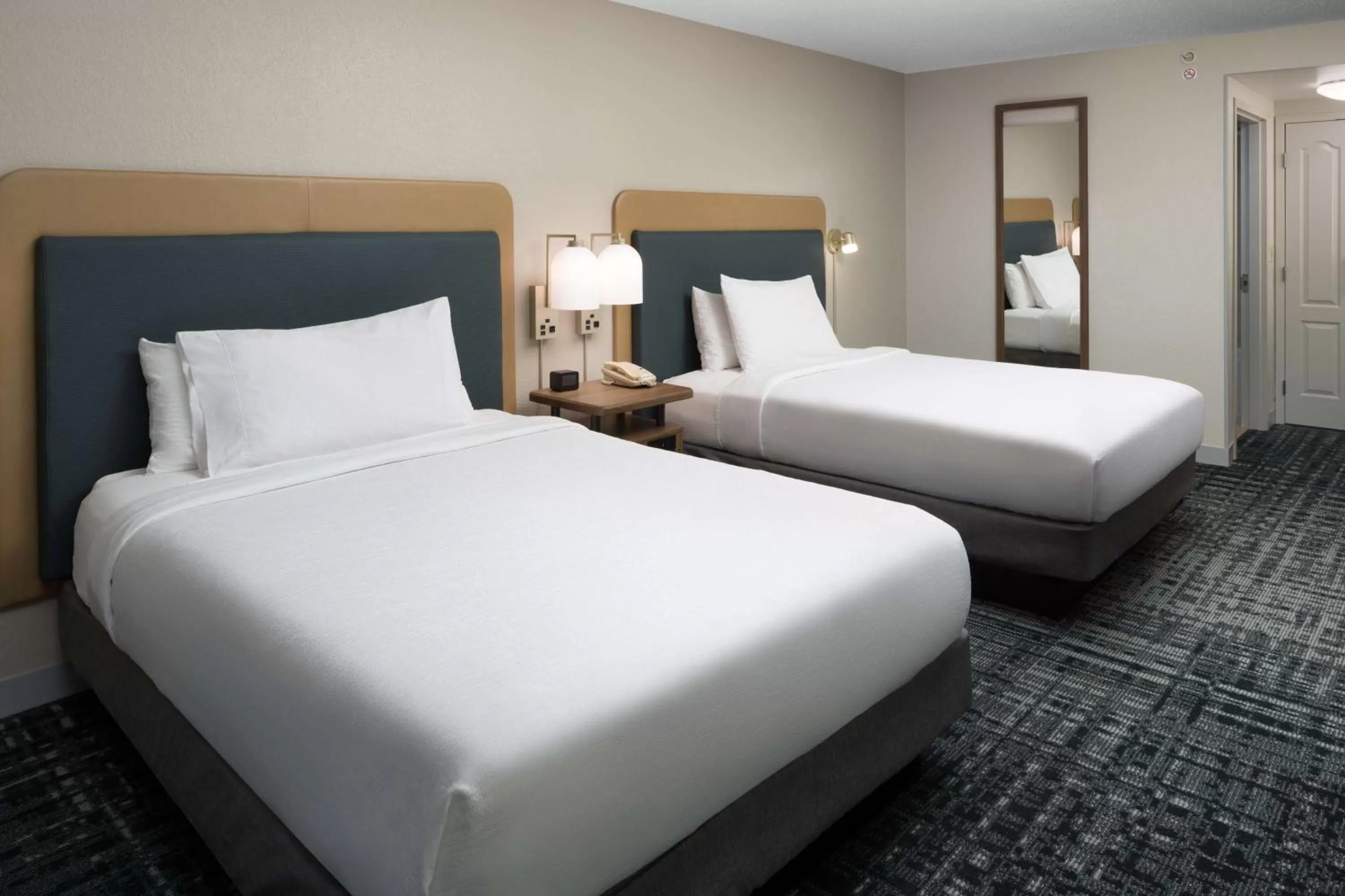 Queen Suite with Two Queen Beds - Hearing Access/Non-Smoking in Homewood Suites by Hilton Newburgh-Stewart Airport