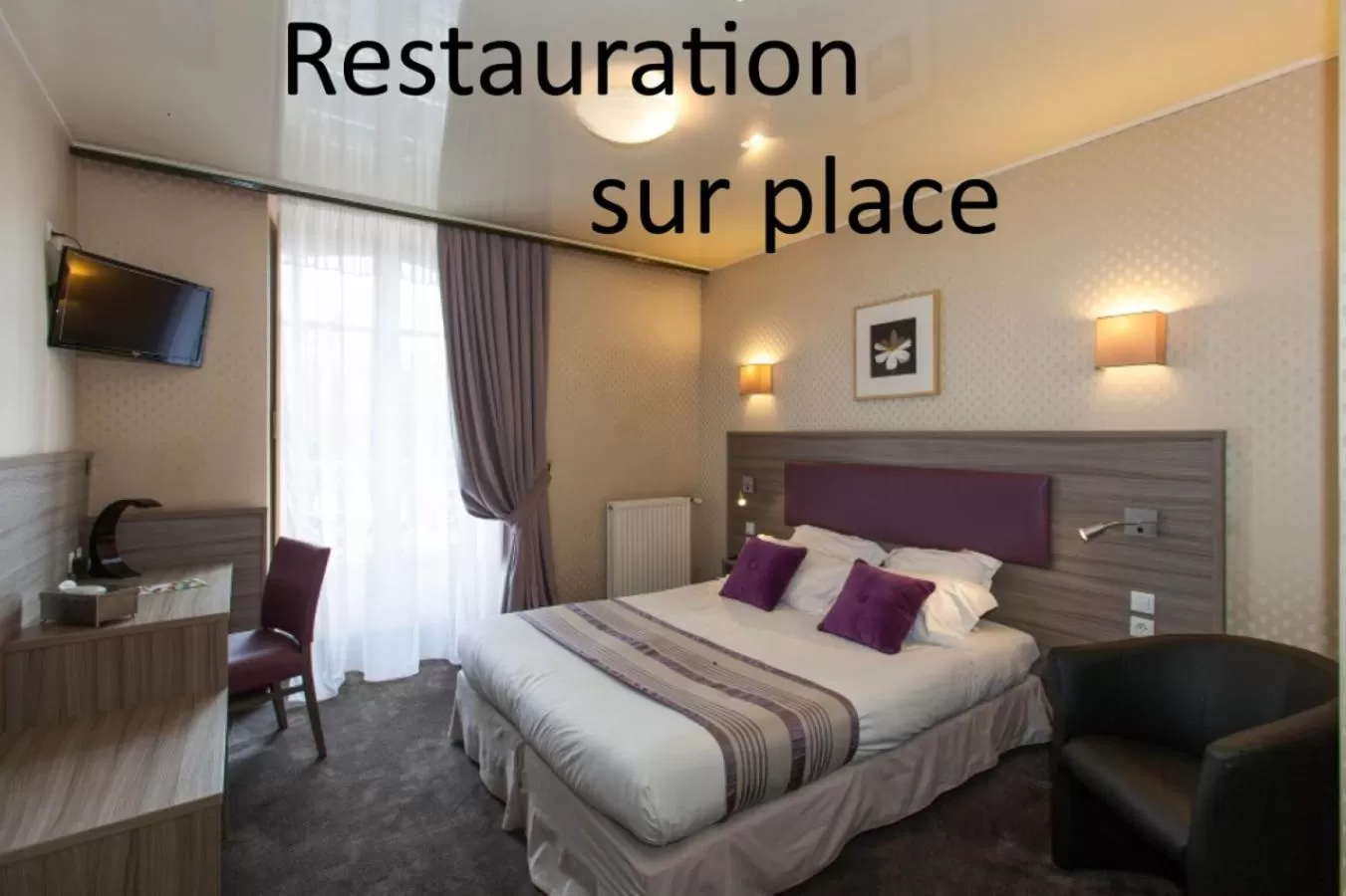 Superior Double or Twin Room in Cit'Hotel le Challonge