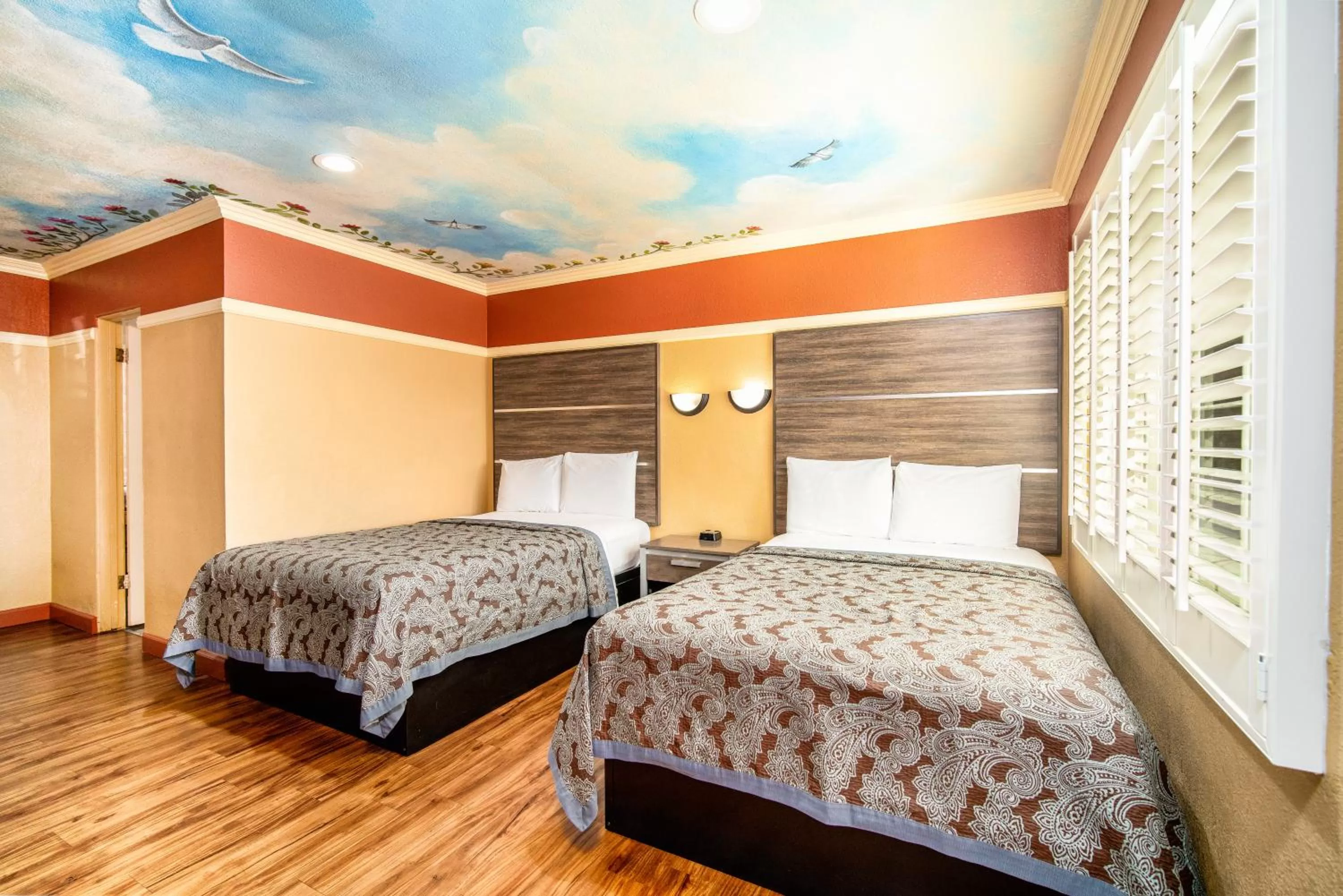 Double Room with Two Double Beds in Geneva Motel