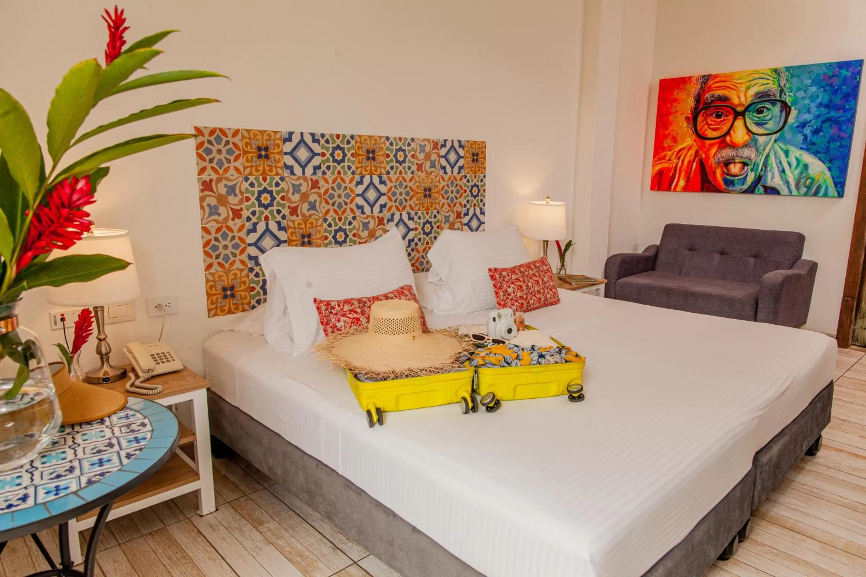 Queen Room with Pool View in Rossa Palma