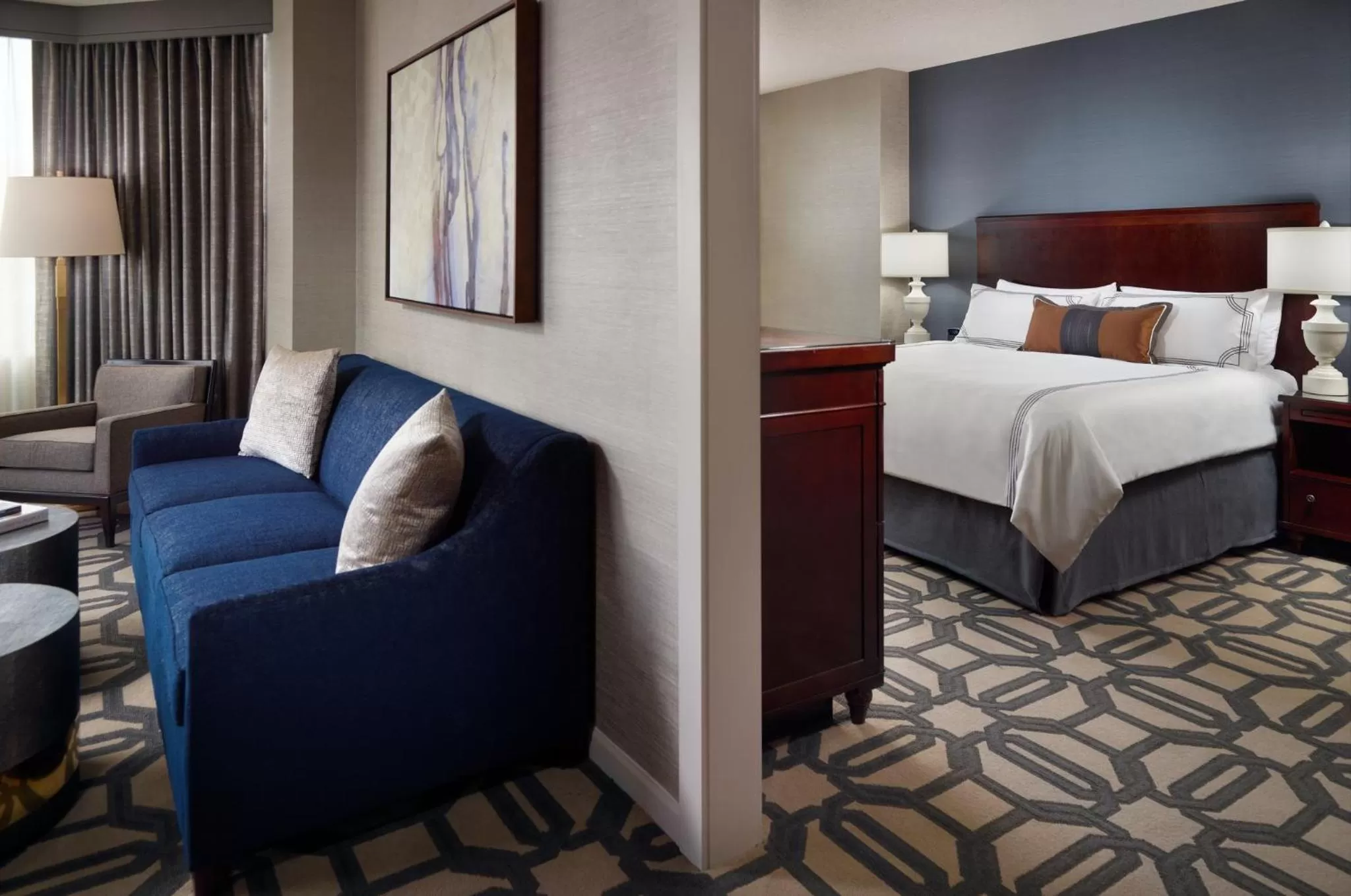 Spacious Executive Suite 1 King Bed  in Omni Richmond Hotel