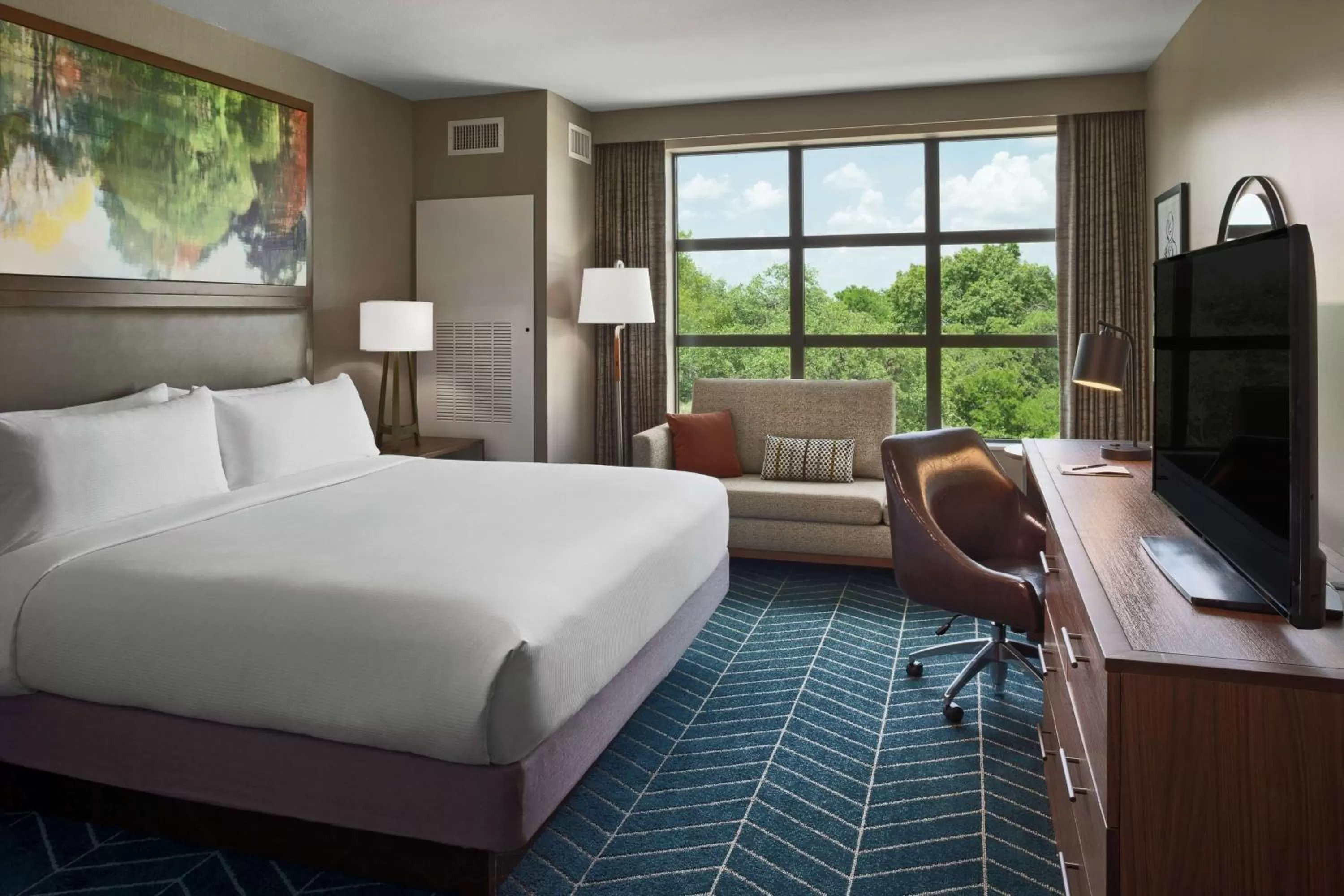 King Room - Hearing Accessible in The Bevy Hotel Boerne, A Doubletree By Hilton