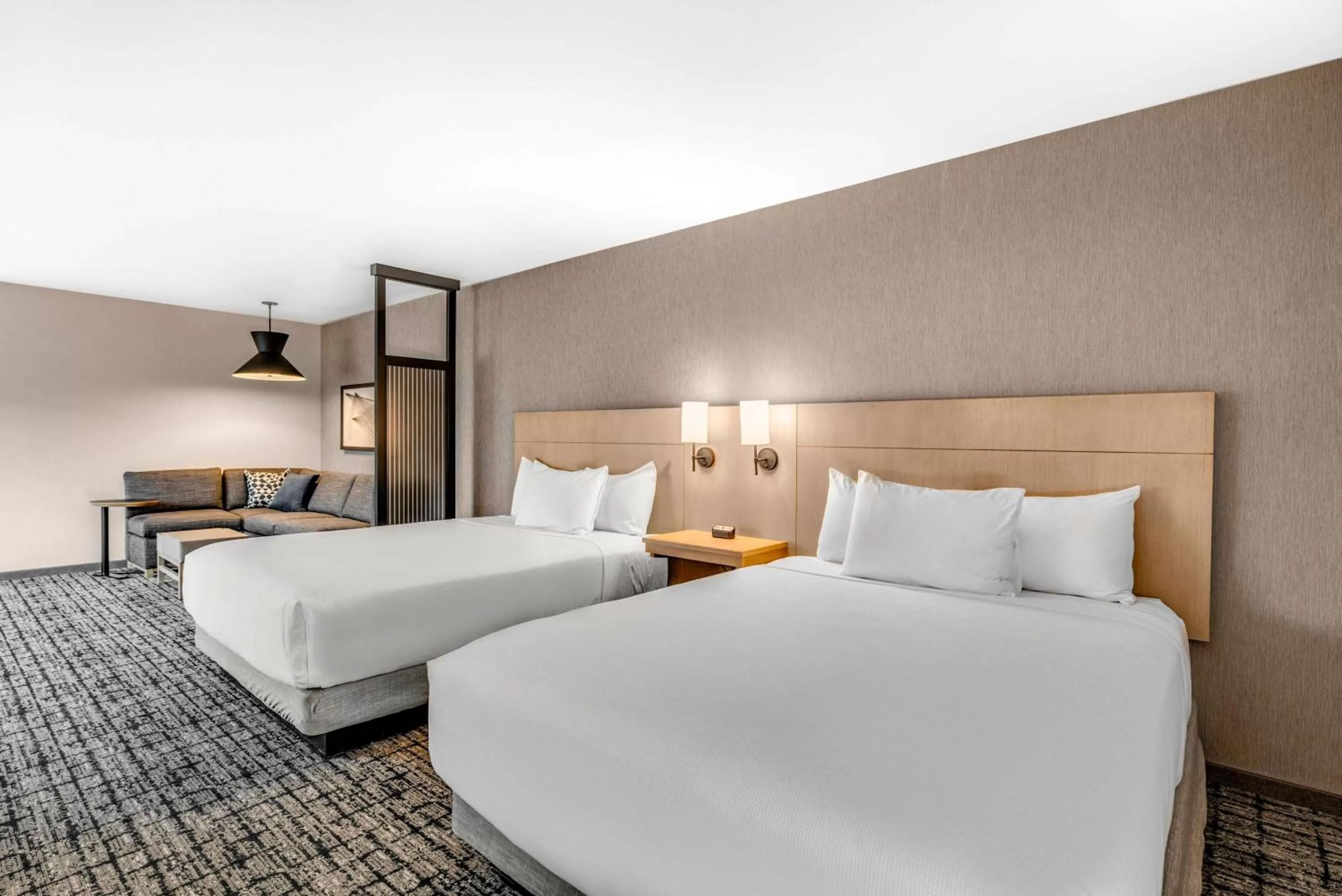 Queen Room with Two Queen Beds, Sofa Bed and Accessible Tub in Hyatt Place Colorado Springs Downtown