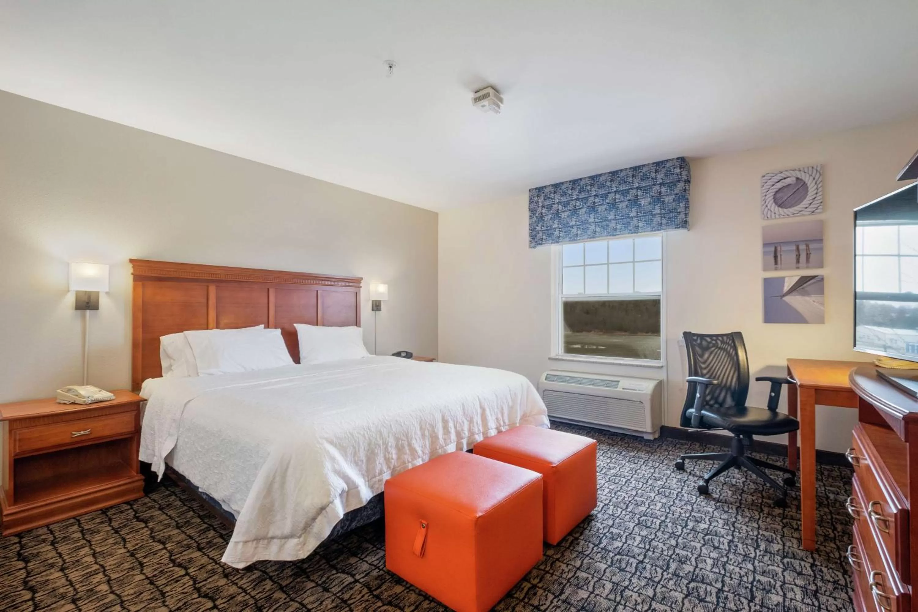 King Room with Accessible Tub - Mobility and Hearing Access/Non-Smoking in Hampton Inn & Suites Rockland