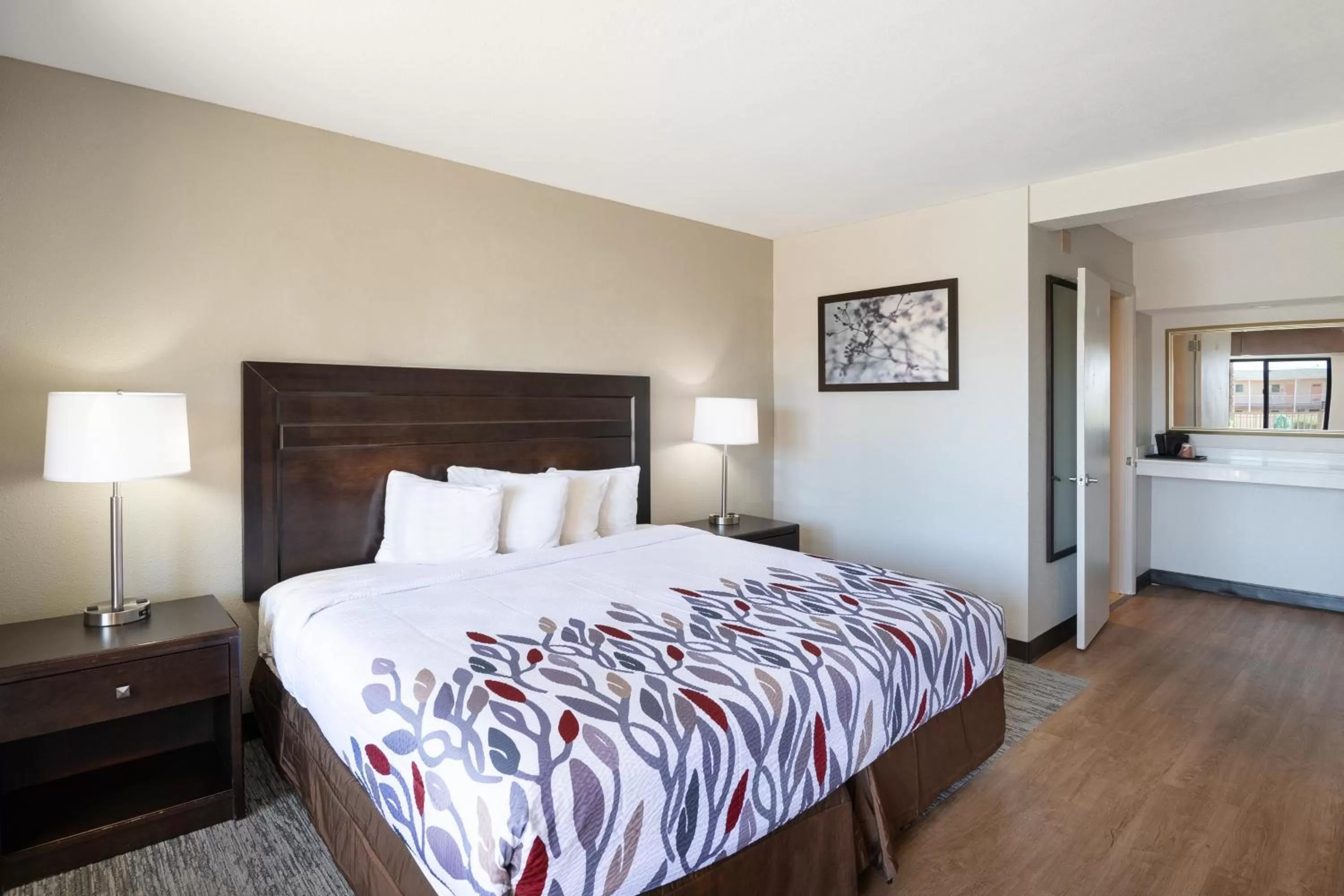 Deluxe Queen Room with Roll-In Shower - Disability Access/Smoke Free in Red Roof Inn Tucson Downtown - University