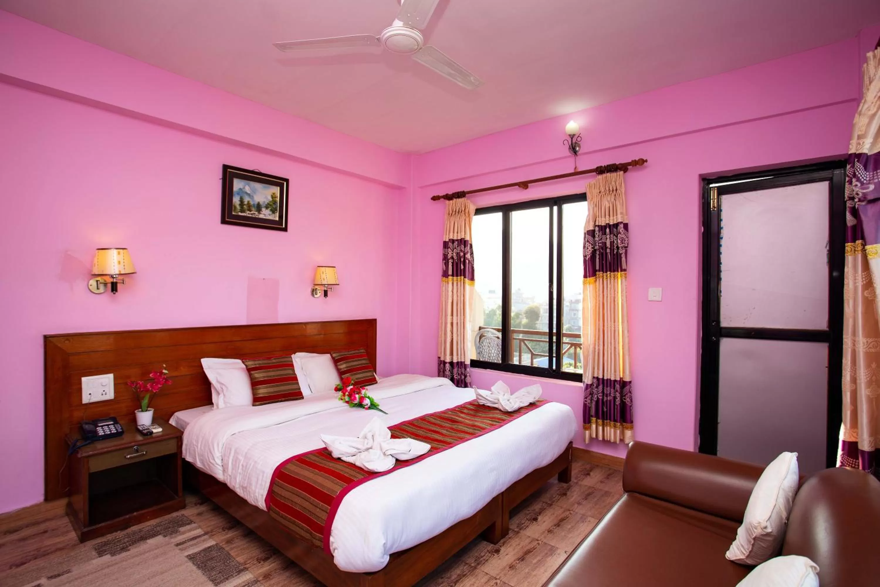 Superior Double Room with Balcony in Hotel Orchid