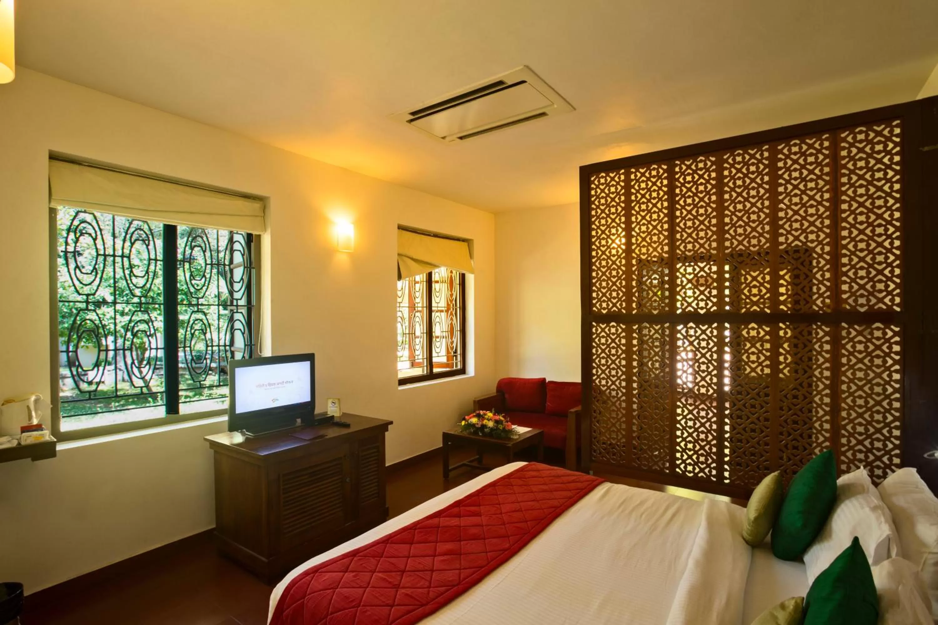 Deluxe Double Room (Complimentary breakfast and Hi-Tea (4–5 PM) with tea, coffee, and cookies) in Heritage Madurai