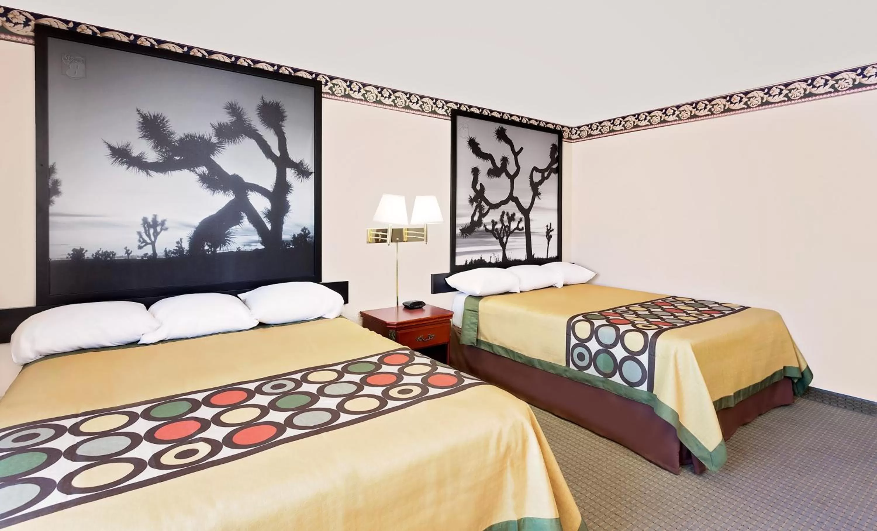 Queen Room with Two Queen Beds - Non-Smoking in Super 8 by Wyndham Yucca Val/Joshua Tree Nat Pk Area
