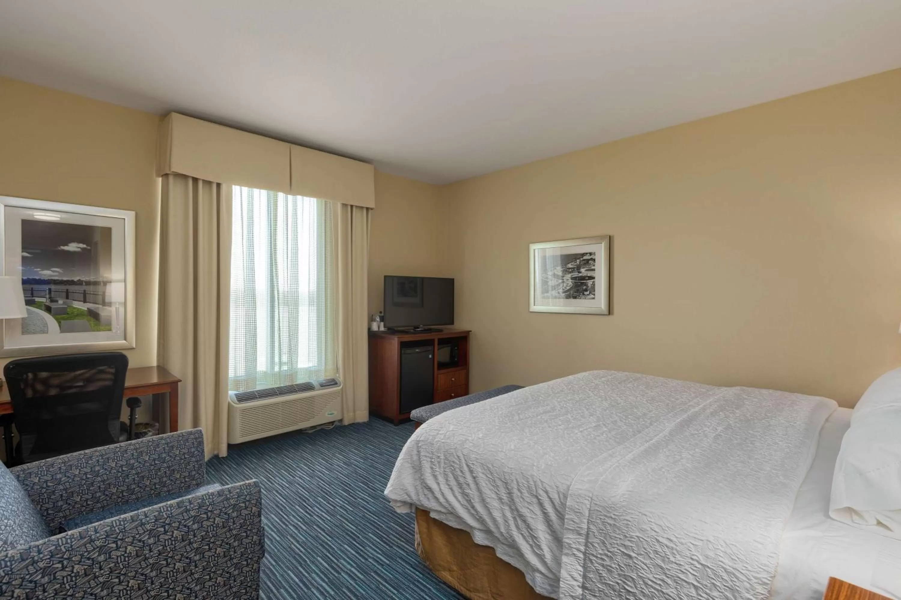 King Room with Water View and Balcony in Hampton Inn & Suites Owensboro Downtown Waterfront