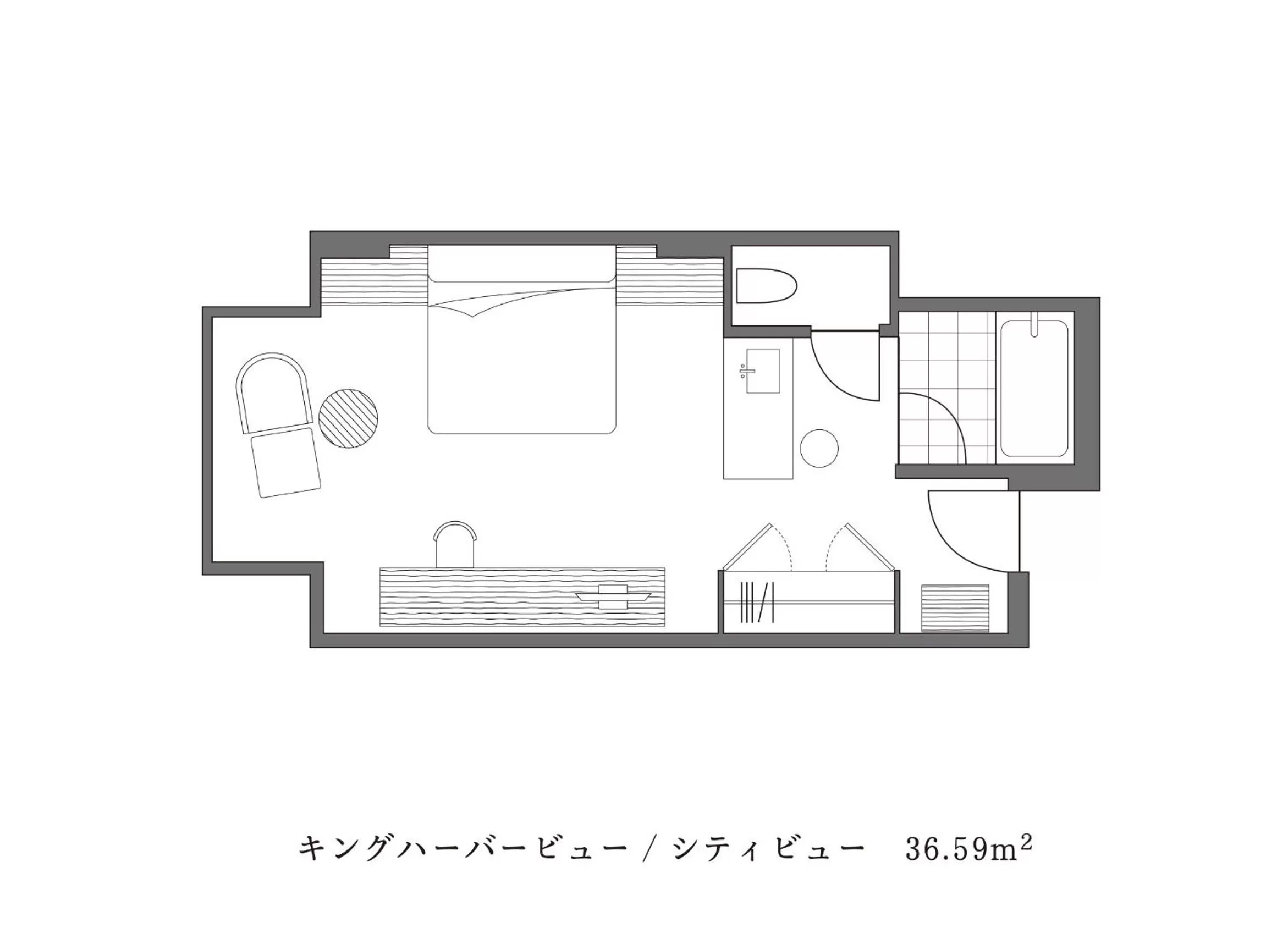 Executive King Room - Harbor View with Complimentary Mini-bar  in Oriental Hotel