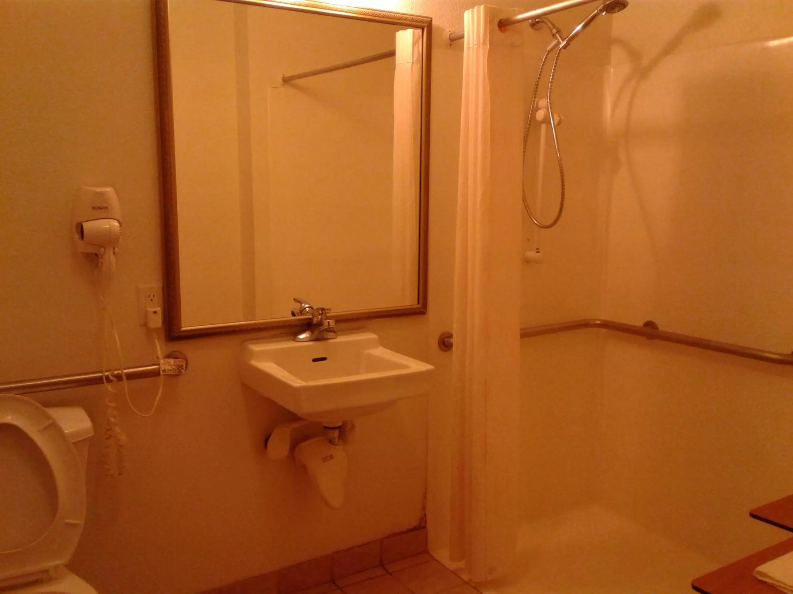 King Room with Roll-In Shower - Mobility Access/Non-Smoking in Super 8 by Wyndham Garland Rowlett East Dallas Area