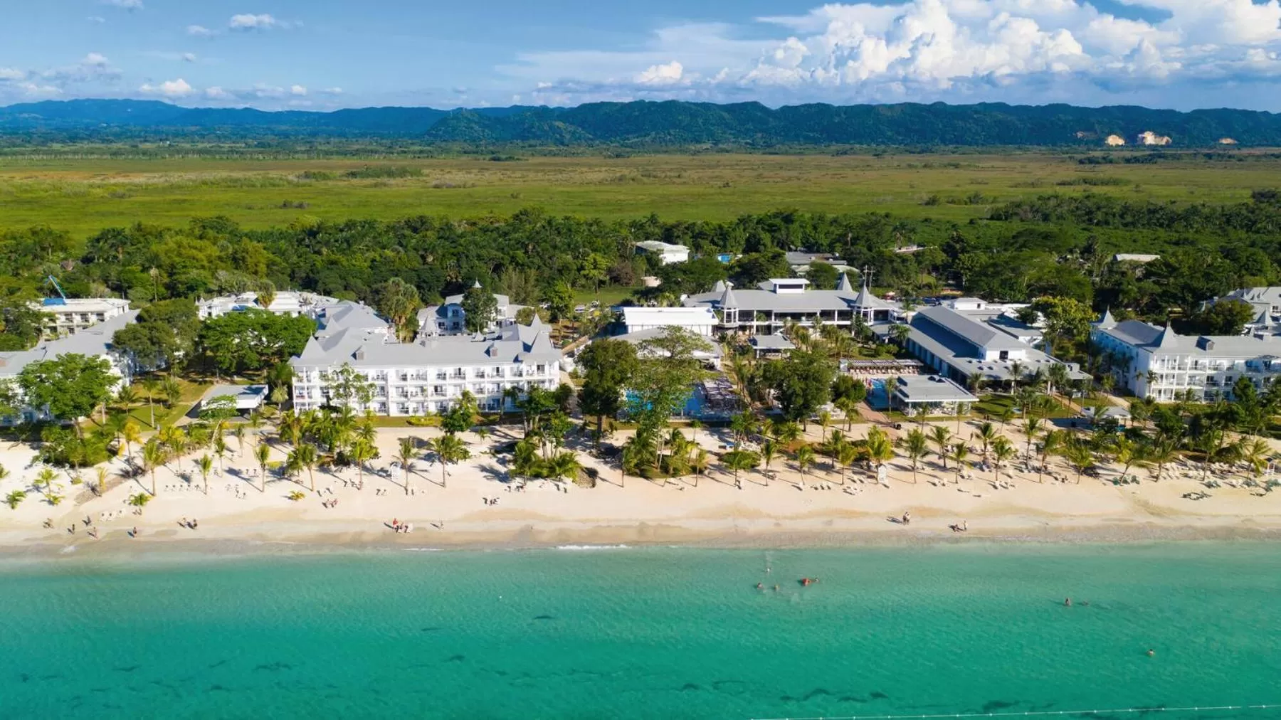 Bird's eye view, Bird's-eye View in Riu Palace Tropical Bay - All Inclusive