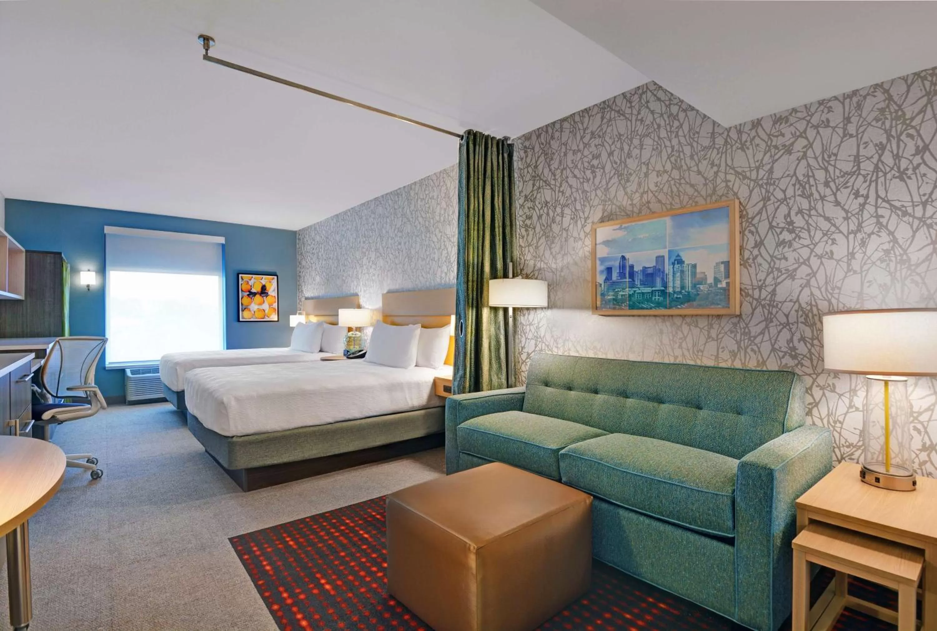 Queen Studio with Two Queen Beds - Non-Smoking in Home2 Suites By Hilton Largo, Fl