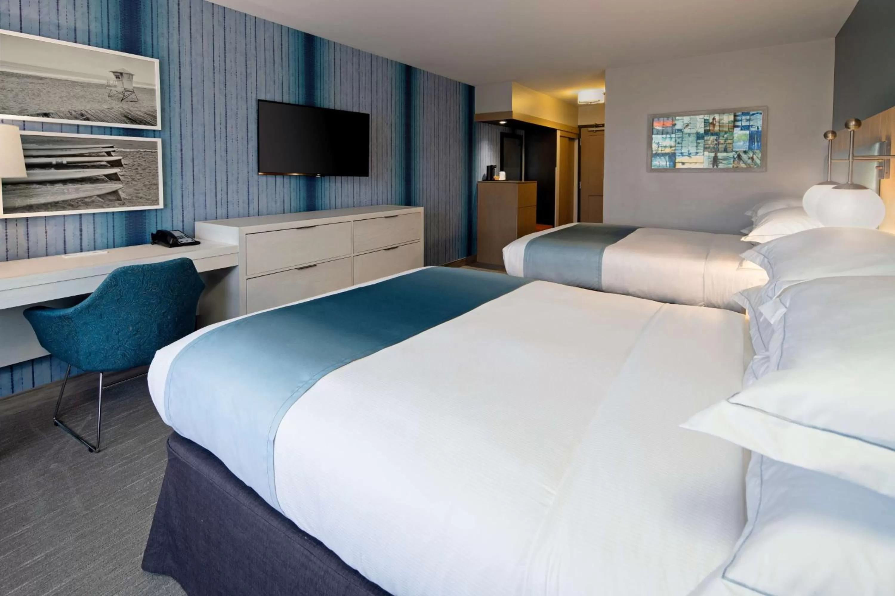 Queen Room with Two Queen Beds in SunCoast Hotel Anaheim, Tapestry Collection by Hilton