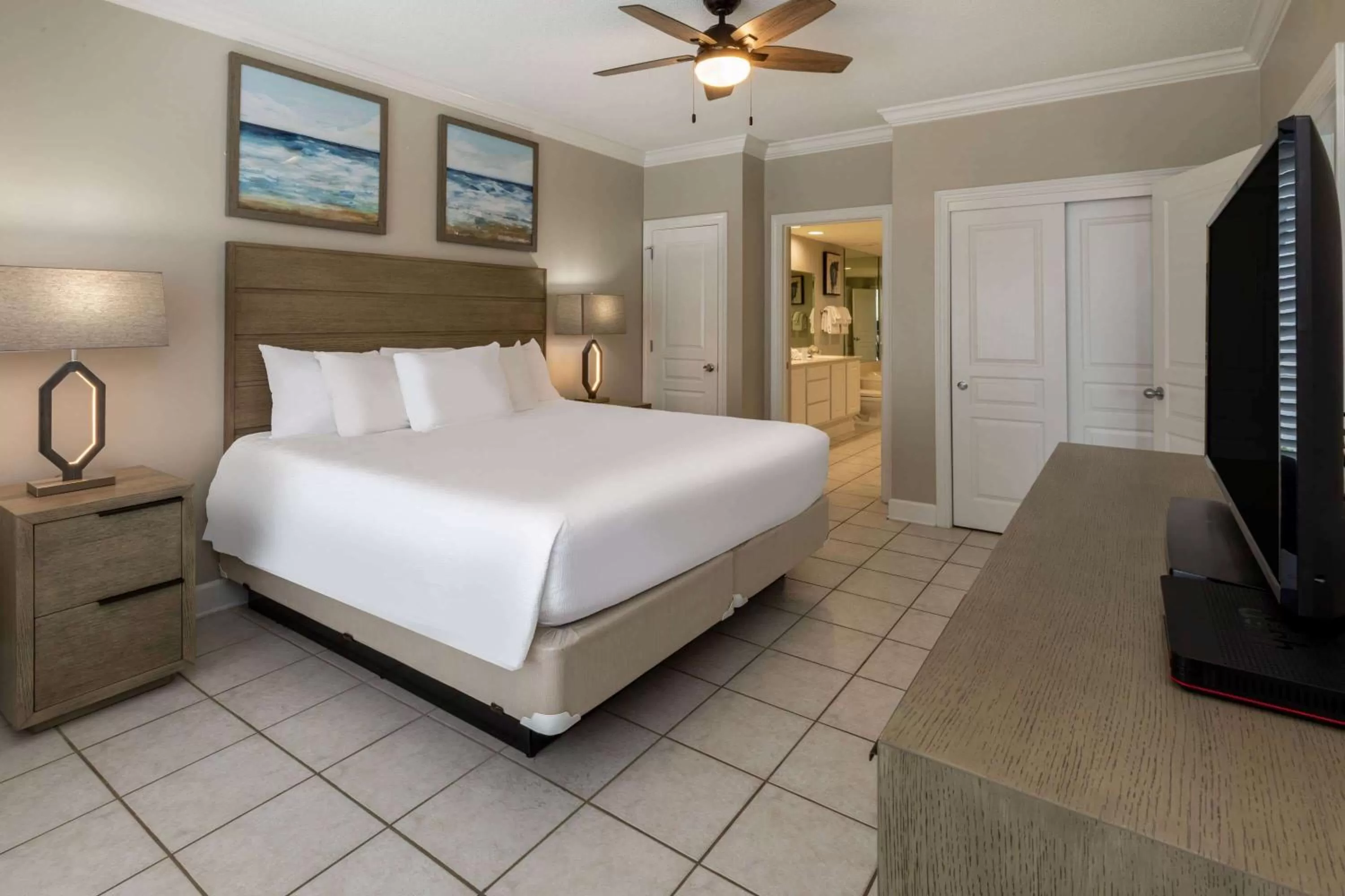 Two-Bedroom King Apartment with Ocean View - Non-Smoking in Palm Beach Resort Orange Beach a Ramada by Wyndham
