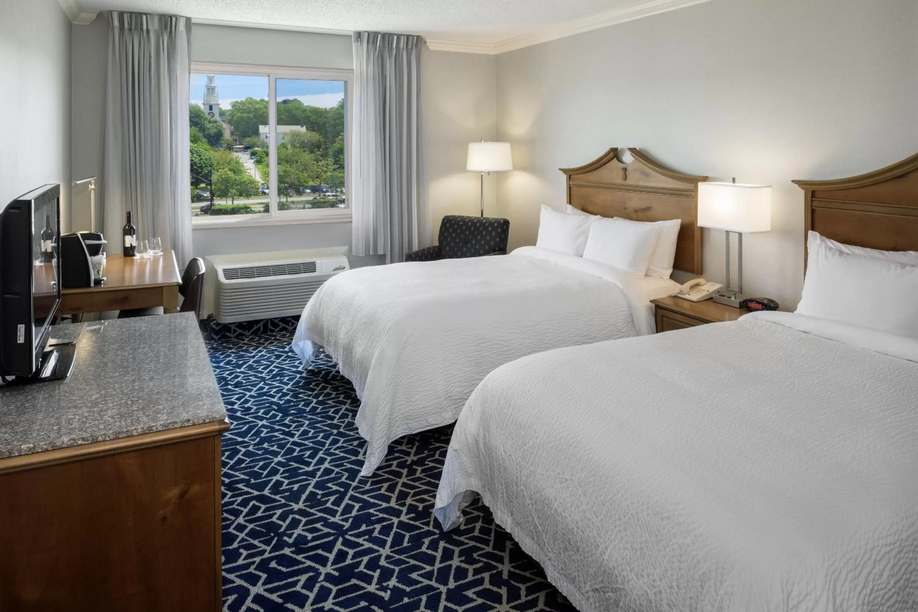 Double Room with Two Double Beds and City View  in The Newport Harbor Hotel & Marina