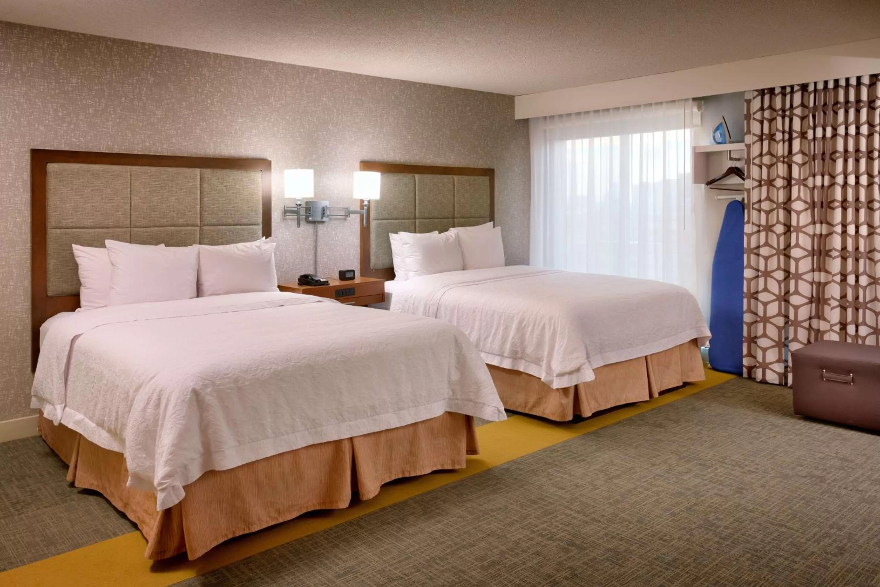 Queen Room with Two Queen Beds - Disability Access/Non-Smoking in Hampton Inn Salt Lake City Downtown