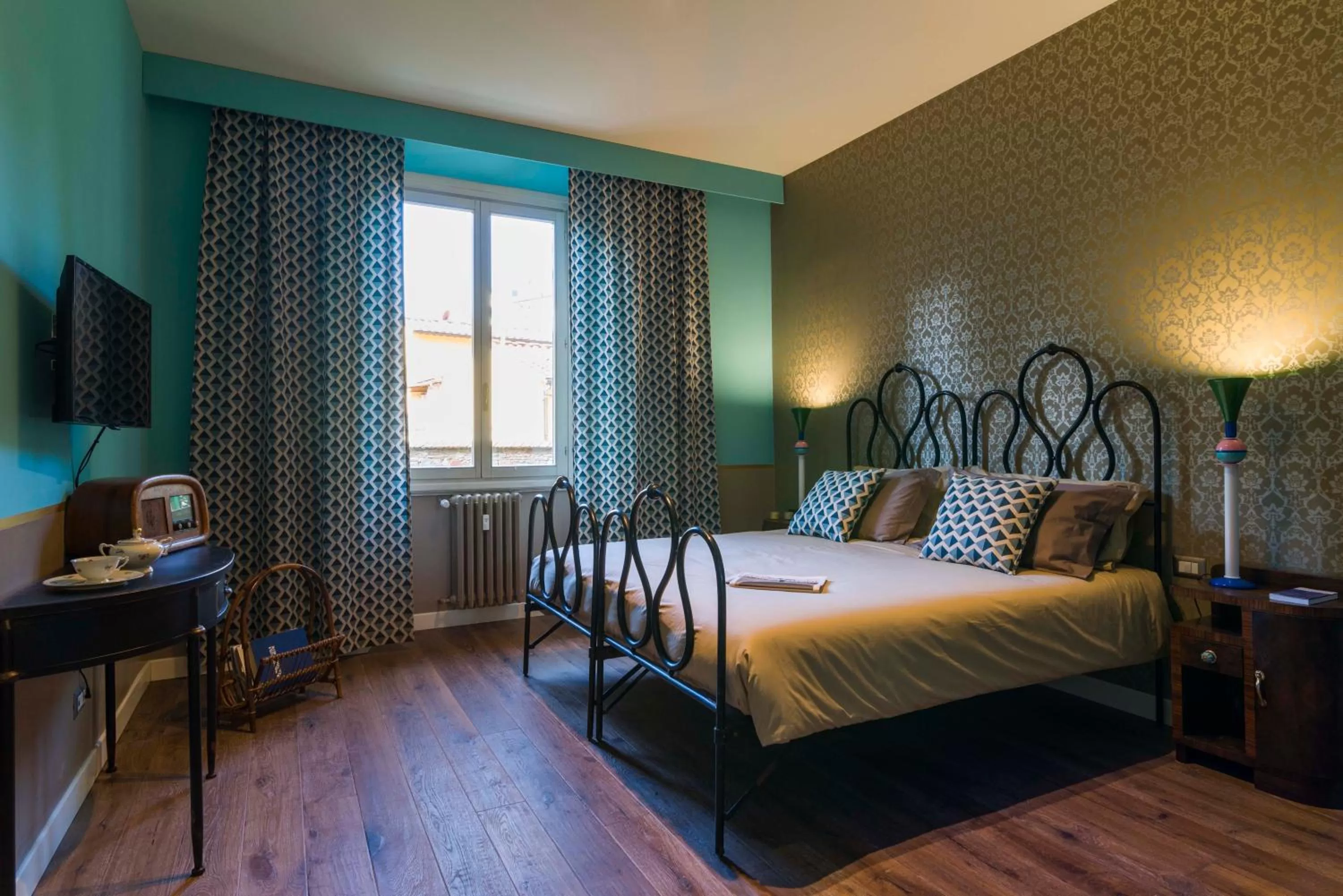 Deluxe Double or Twin Room with Garden View in Frími Boutique Rooms b&b