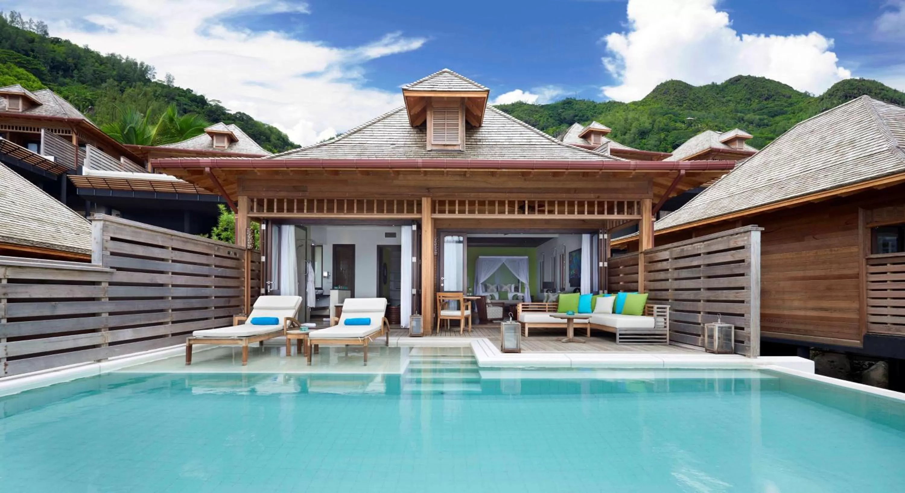 Grand Oceanview Villa with Infinity Pool in Hilton Seychelles Northolme Resort & Spa