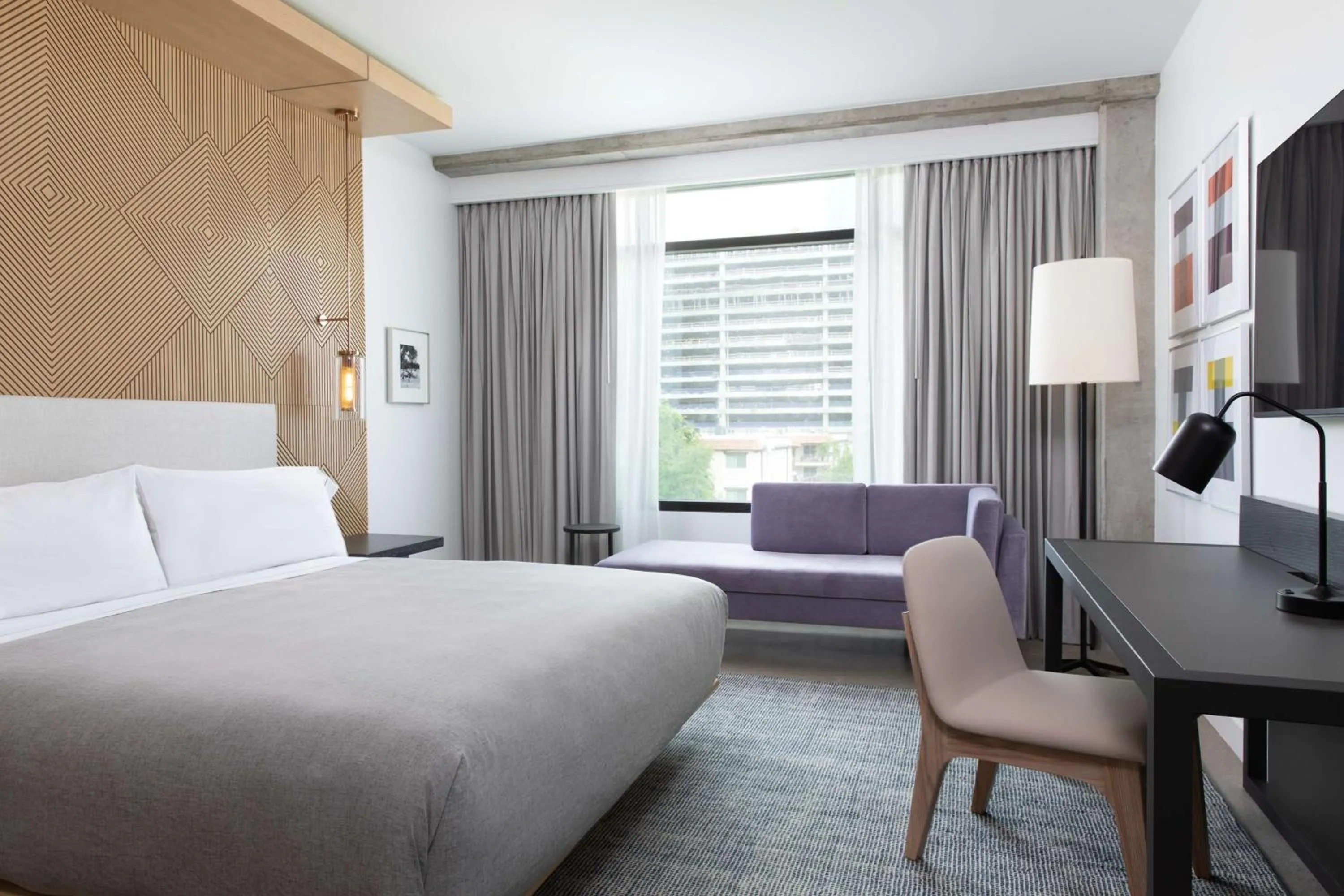 Premium King Room with City View in Canopy By Hilton Austin Downtown