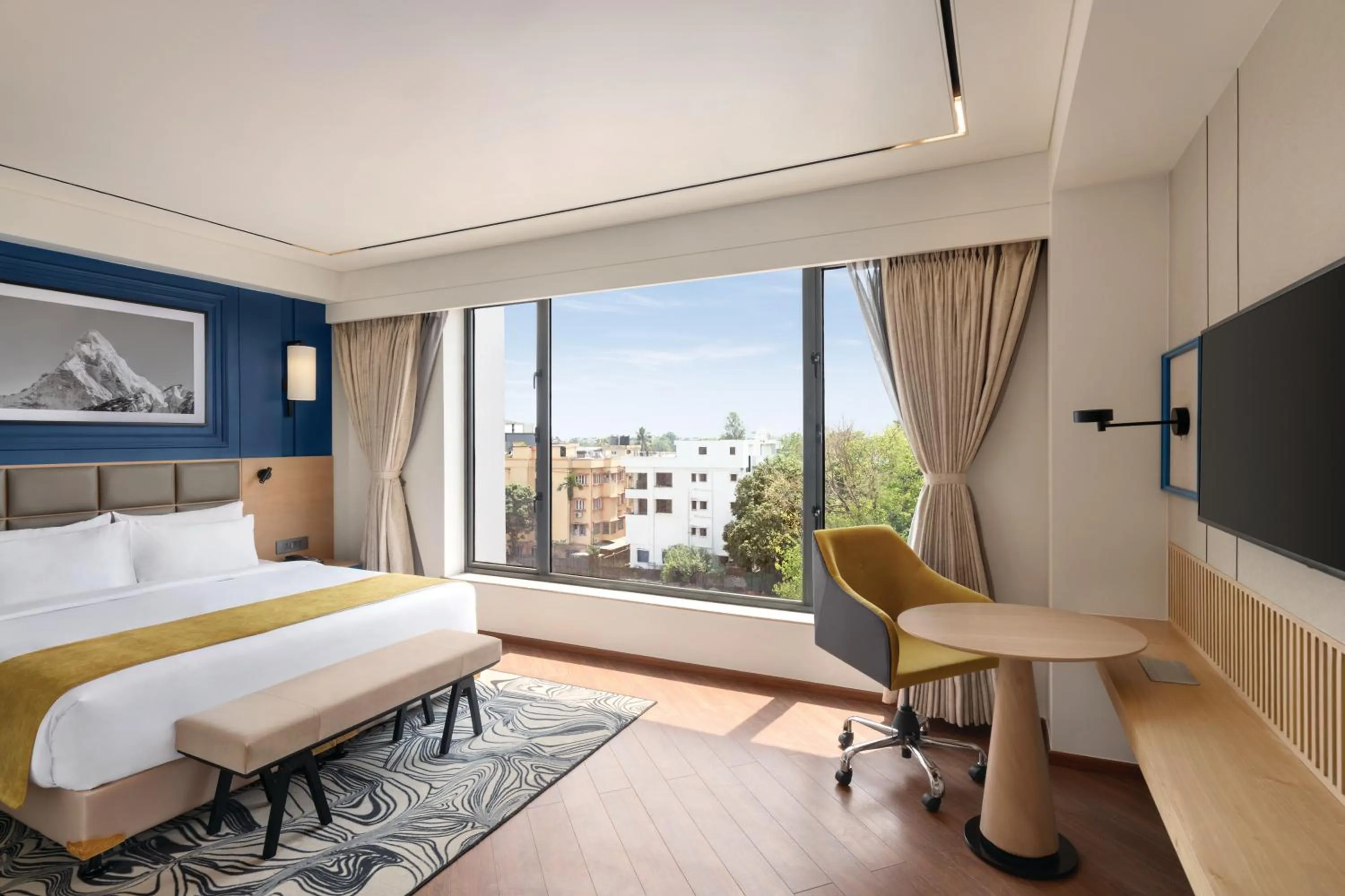 Premium King Room - Non-Smoking in Ramada Encore by Wyndham Siliguri Sevoke Road