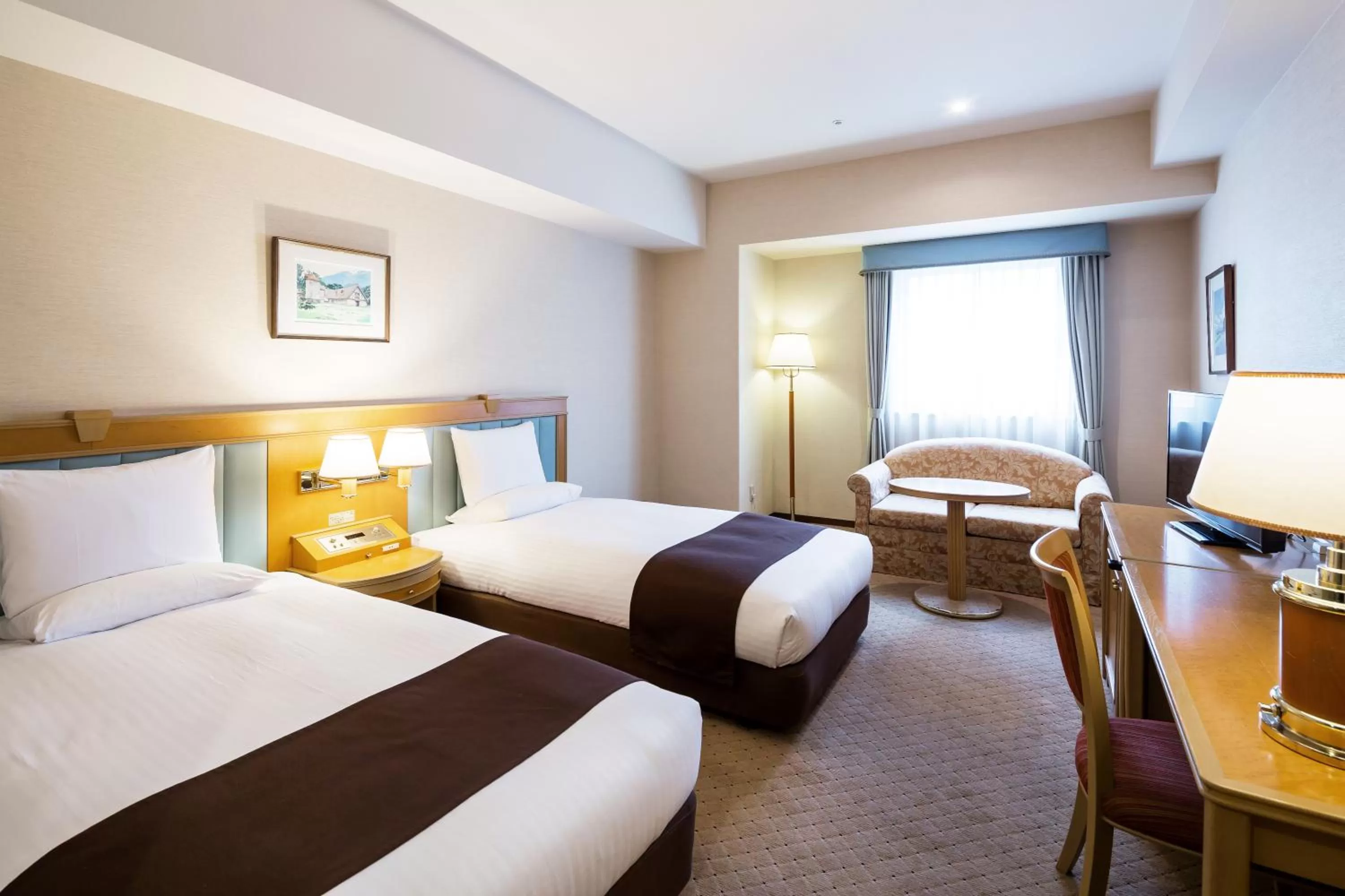 Superior Corner Twin Room - Non-Smoking in HOTEL MYSTAYS Sapporo Aspen