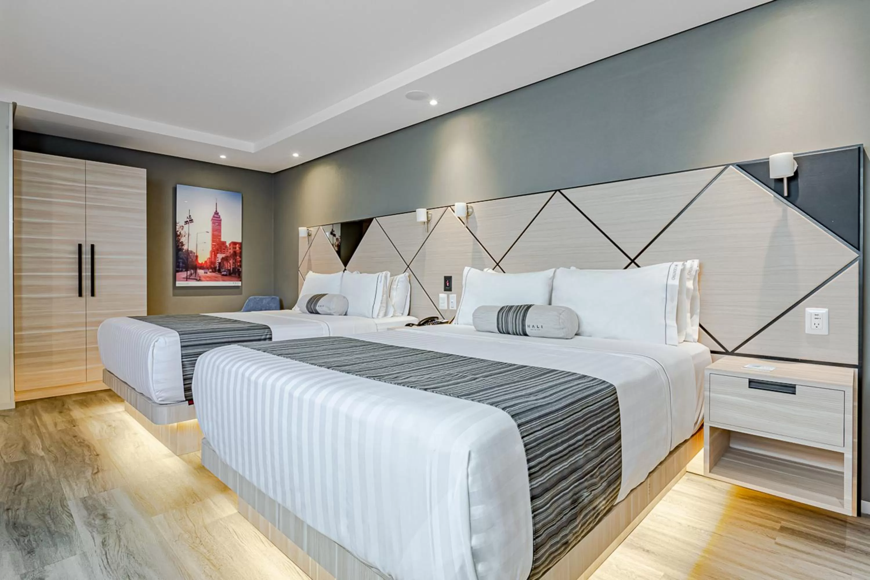 Superior Double Room with Two Double Beds in KALI Centro Mexico City