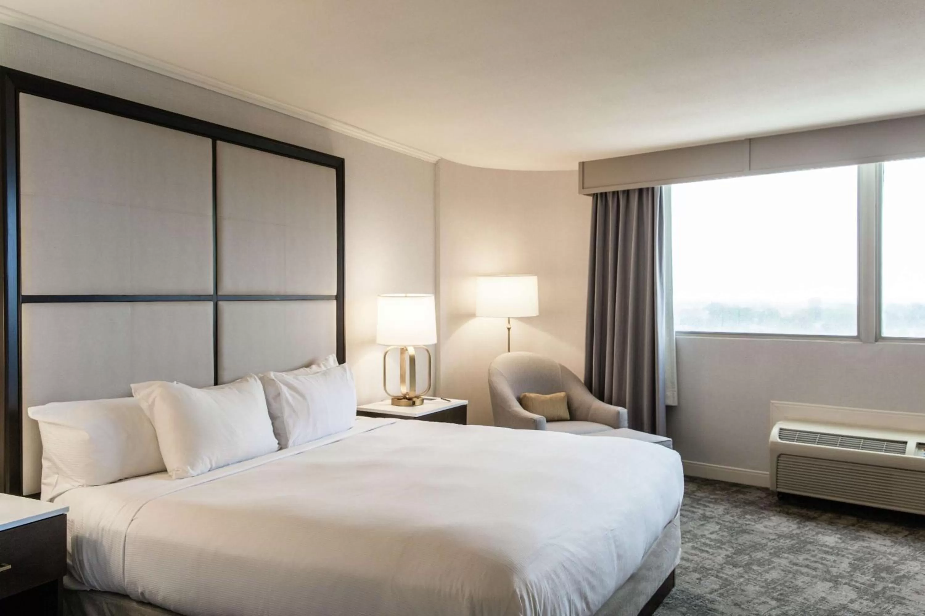 King Room - Mobility Access with Roll-In Shower in Hilton Chicago/Oak Lawn