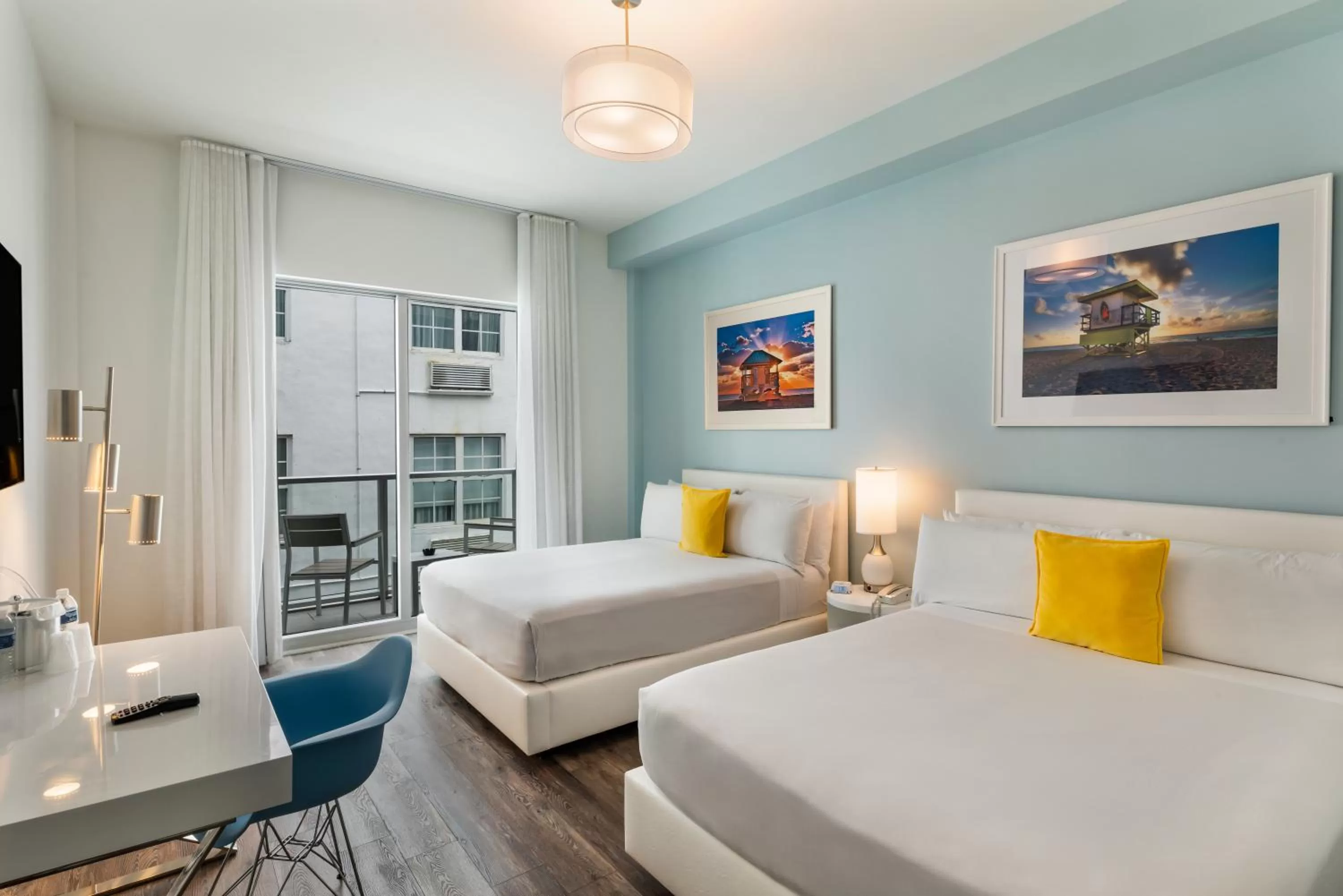 Quadruple Room with Balcony in President Hotel