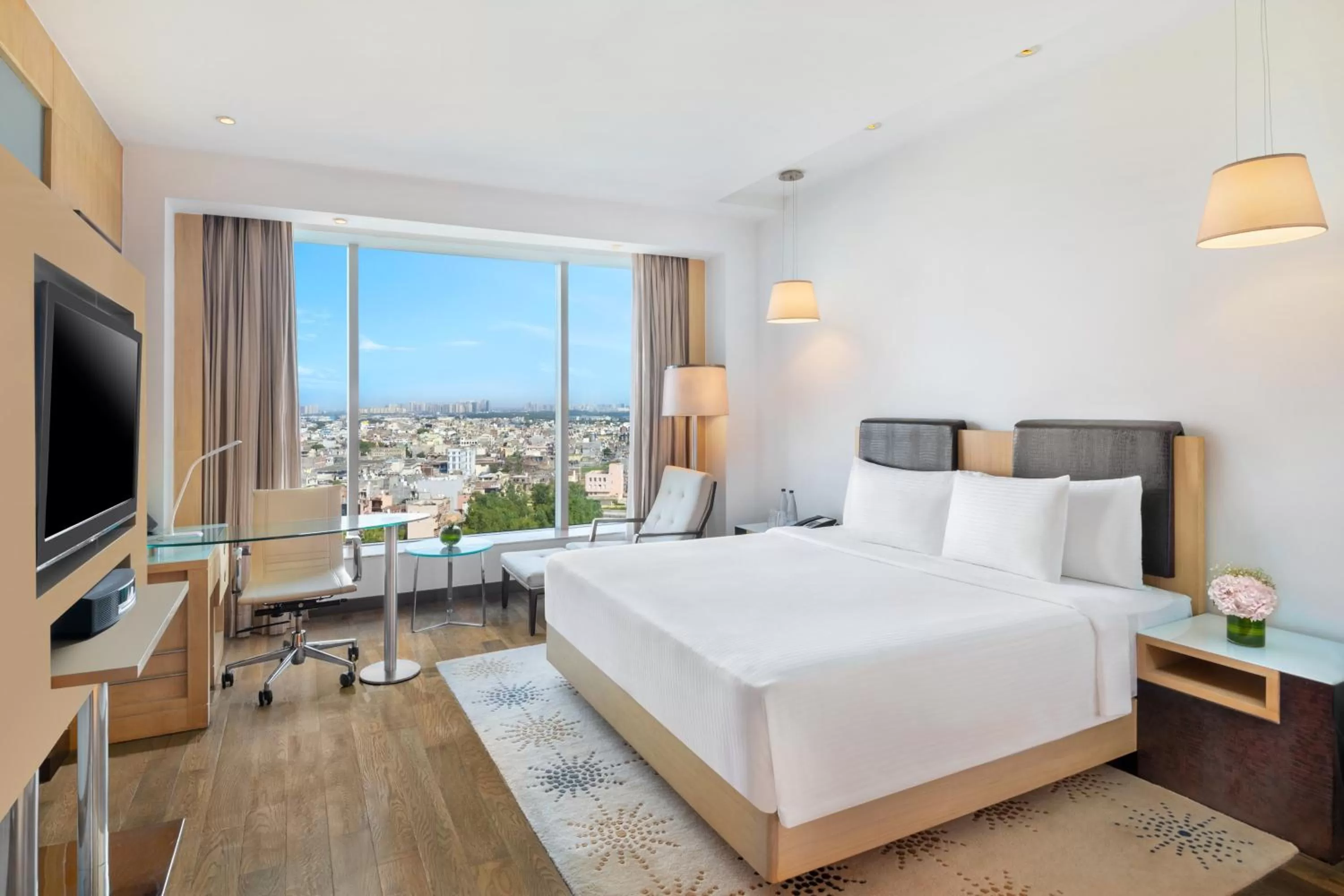 Standard King Room with Lounge Access in Crowne Plaza Greater Noida by IHG