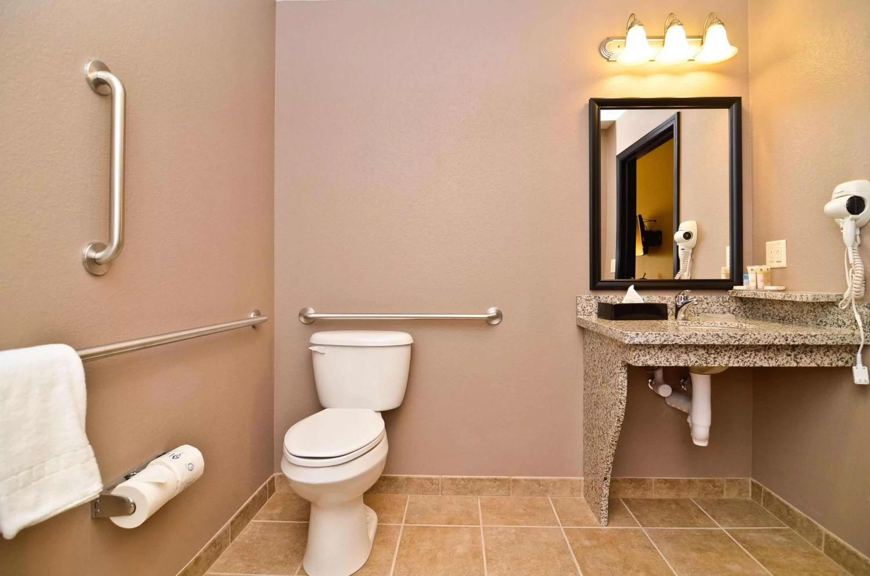 King Room with Roll-In Shower - Disability Access in Best Western Plus Carousel Inn & Suites Burlington