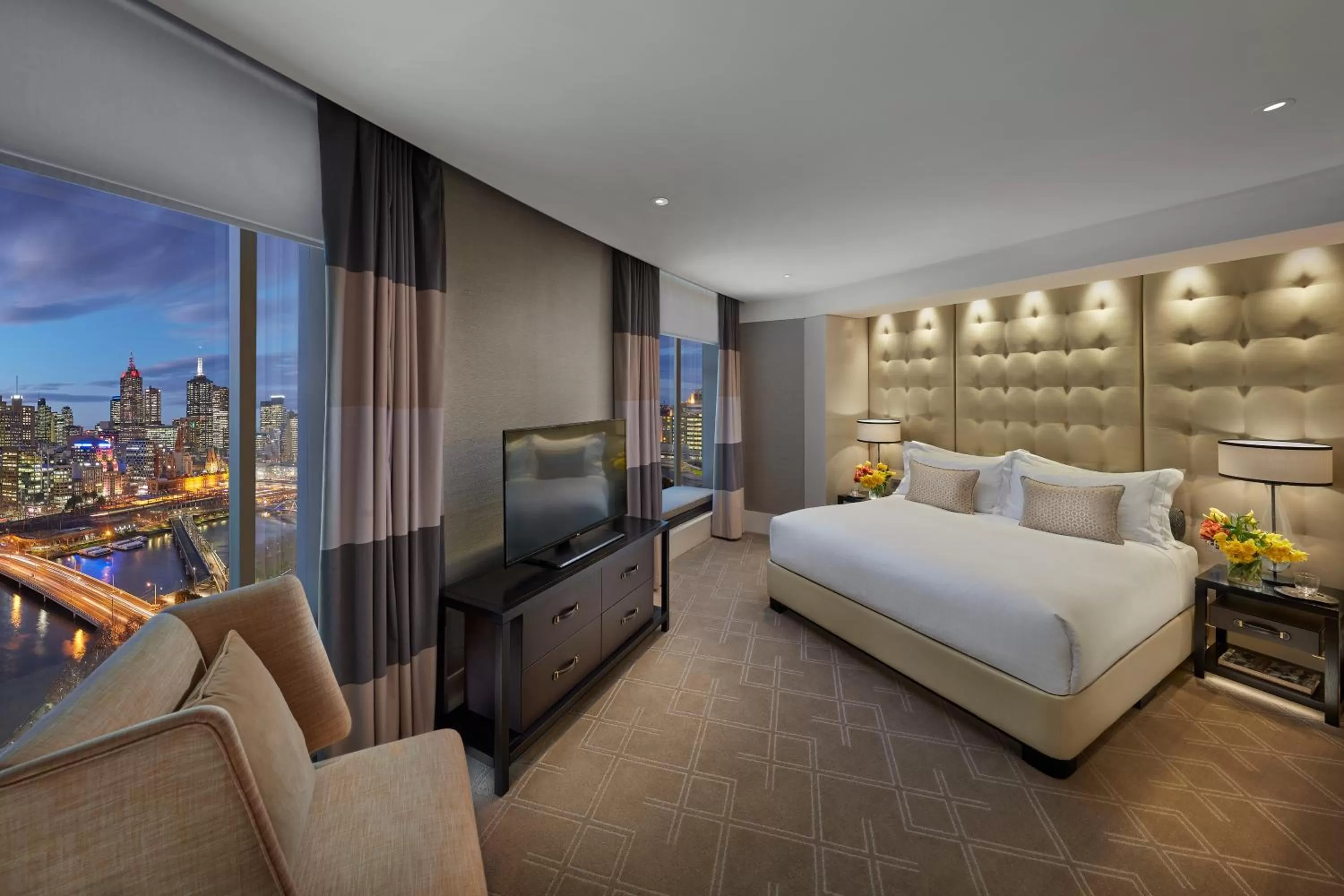 Premier Suite with Club Lounge Access in Crown Towers Melbourne
