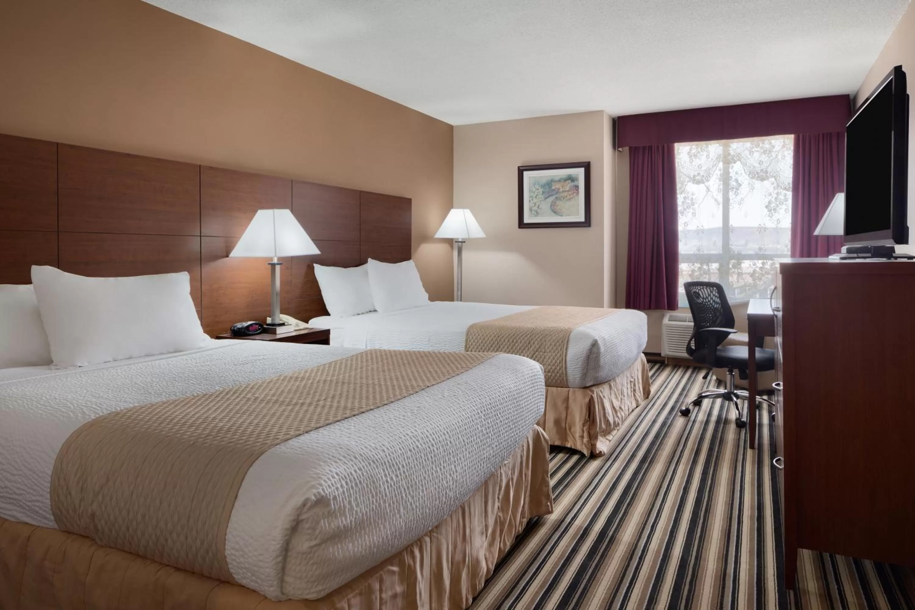 Double Room with Two Double Beds - Non-Smoking in Days Inn by Wyndham Dalhousie