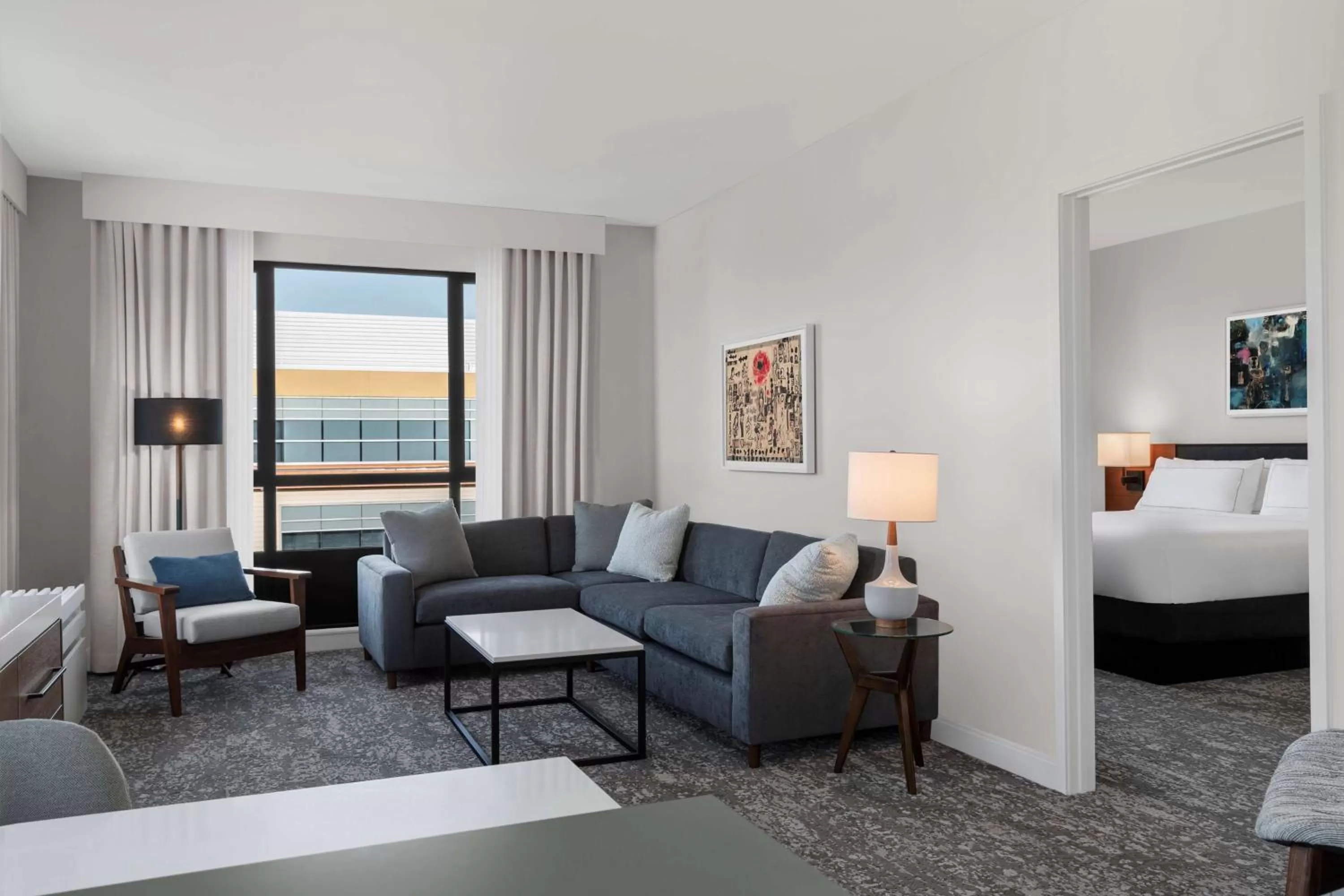 One-Bedroom King Suite in Tapestry By Hilton The Fort Sutter Hotel Sacramento, Ca