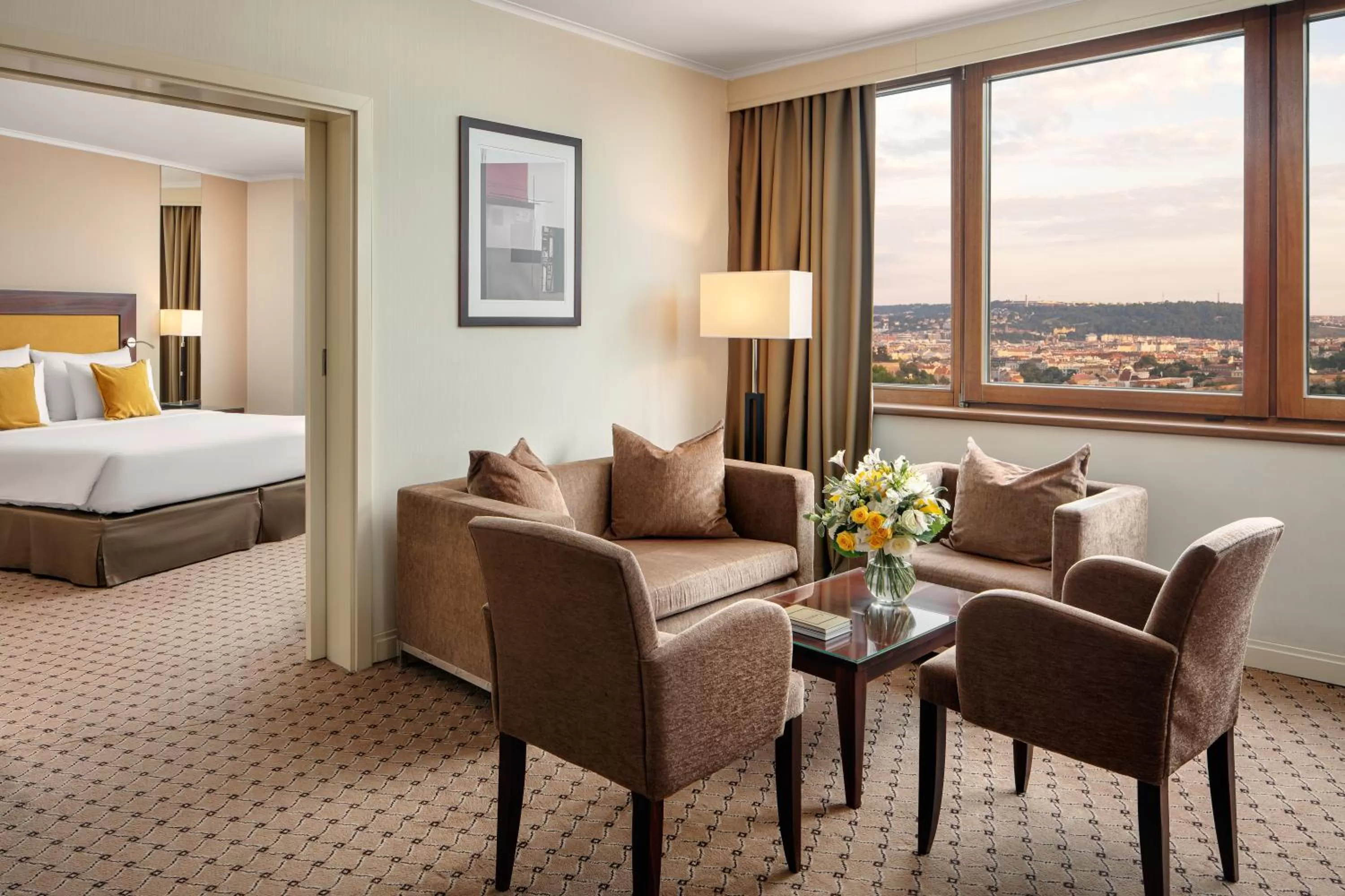 Executive Suite City View with Access to Spa & Executive Lounge in Grand Hotel Prague Towers - Czech Leading Hotels
