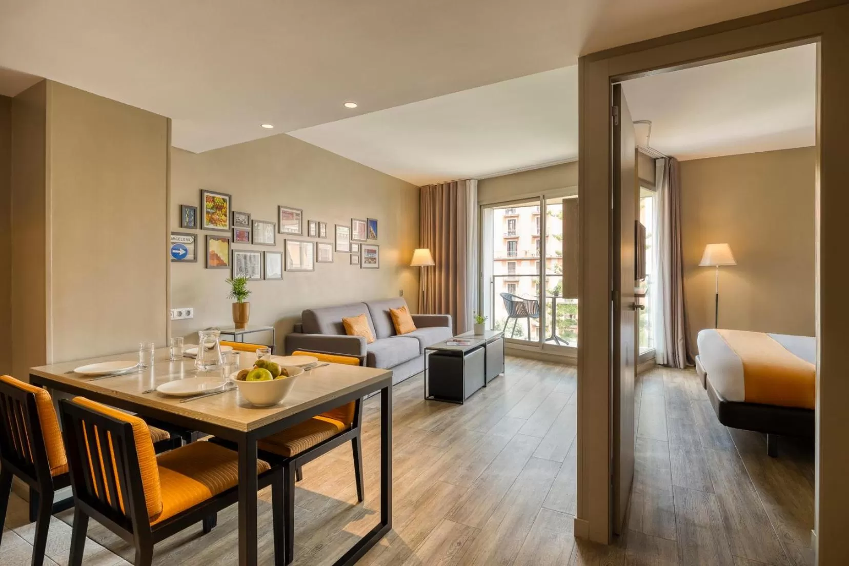 One-Bedroom Apartment in Citadines Ramblas Barcelona