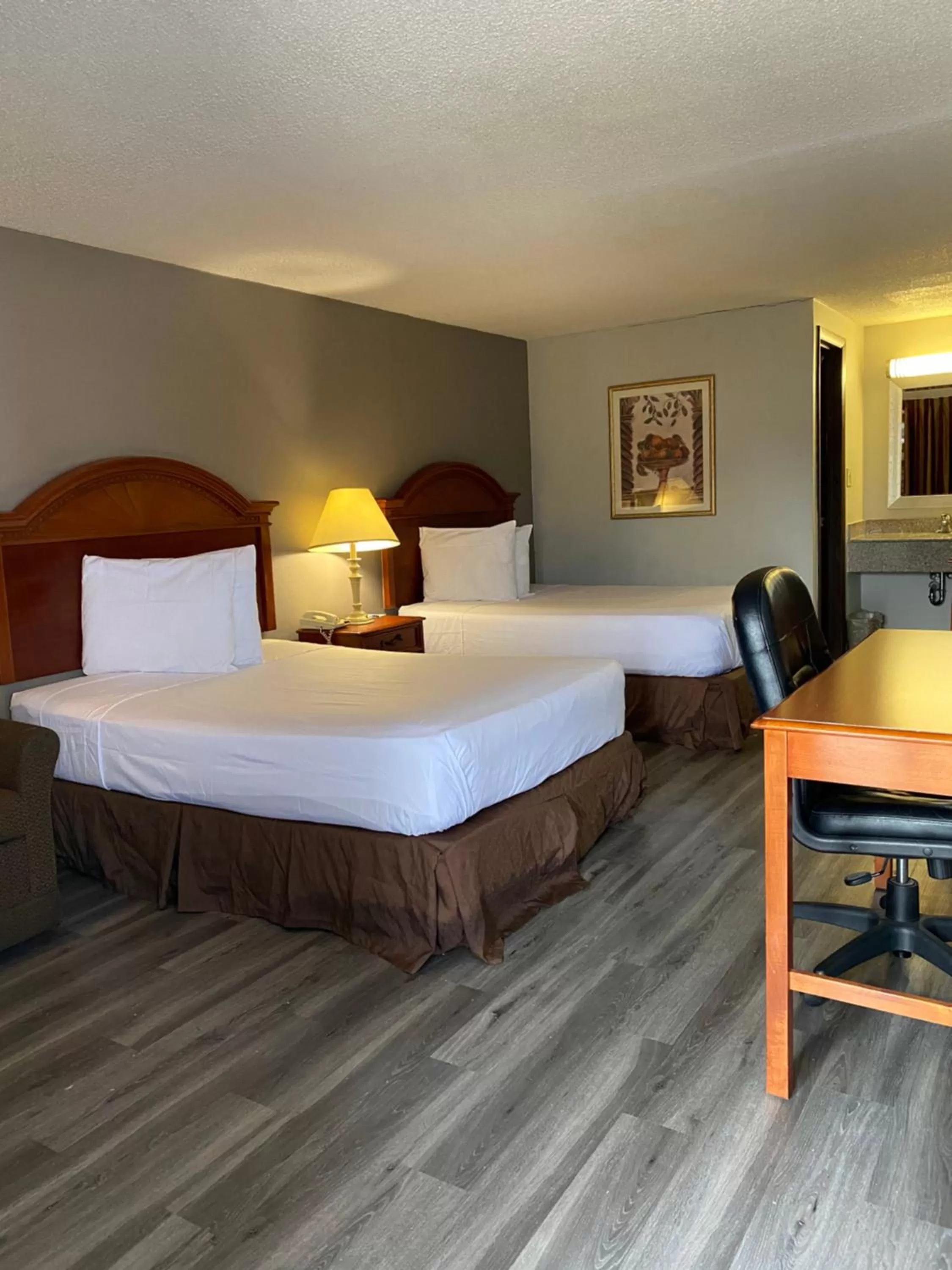 Double Room with Two Double Beds - Mobility Access/Smoking in Travelodge by Wyndham Laurel Ft Meade Near NSA