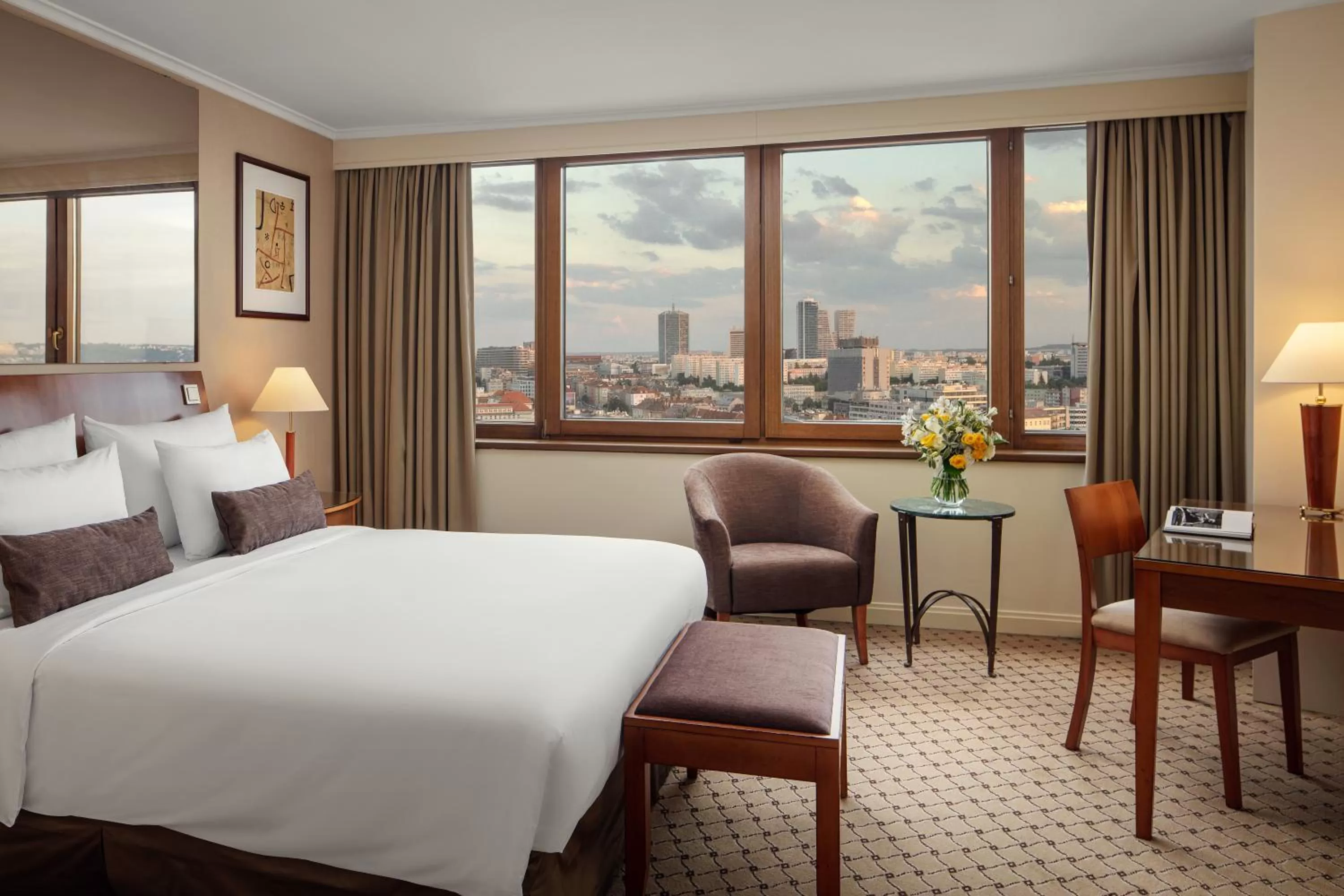 Executive Queen Room with Access to Spa & Executive Lounge in Grand Hotel Prague Towers - Czech Leading Hotels