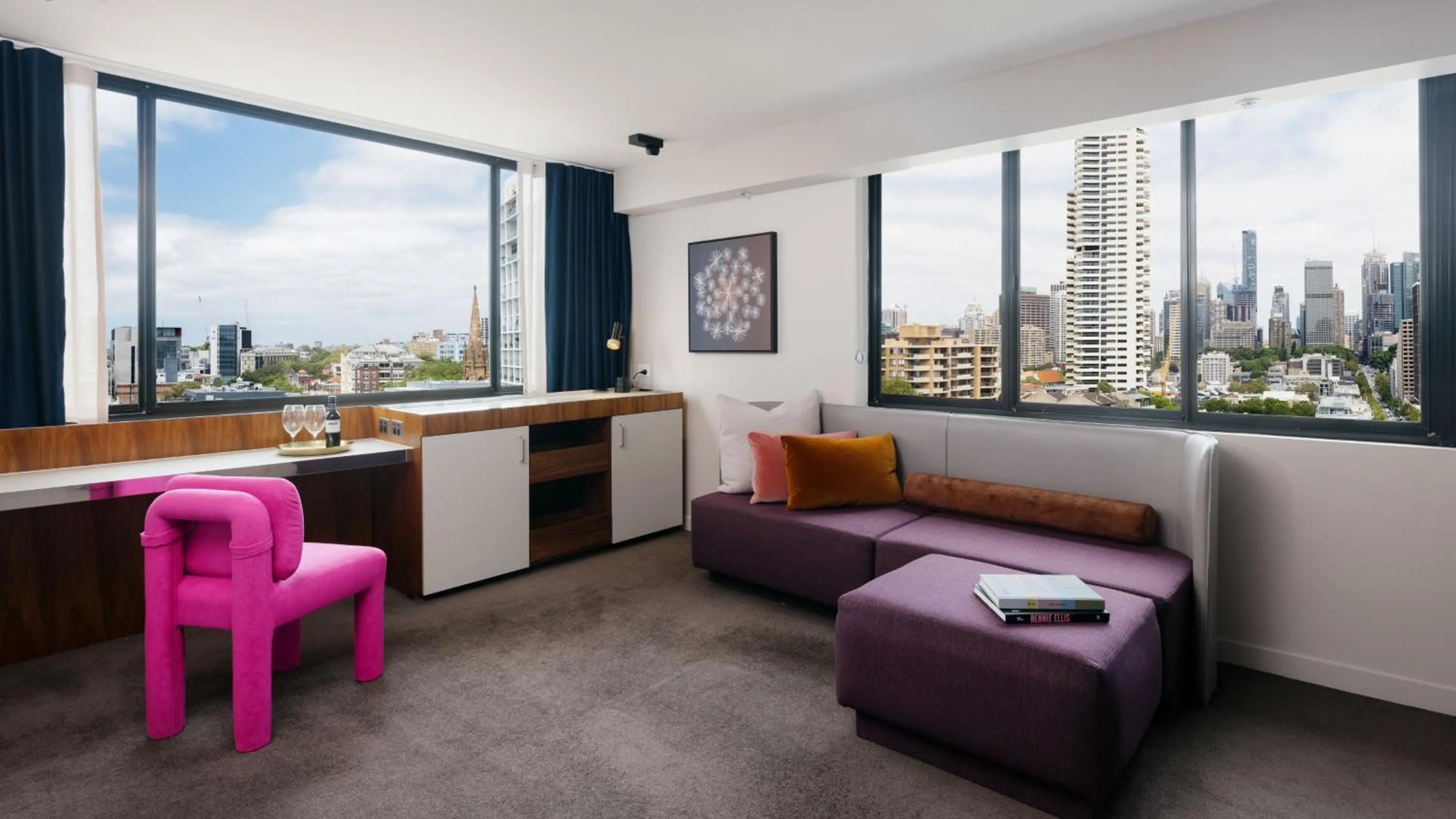 One-Bedroom Suite with City Skyline View in Hotel Indigo Sydney Potts Point by IHG