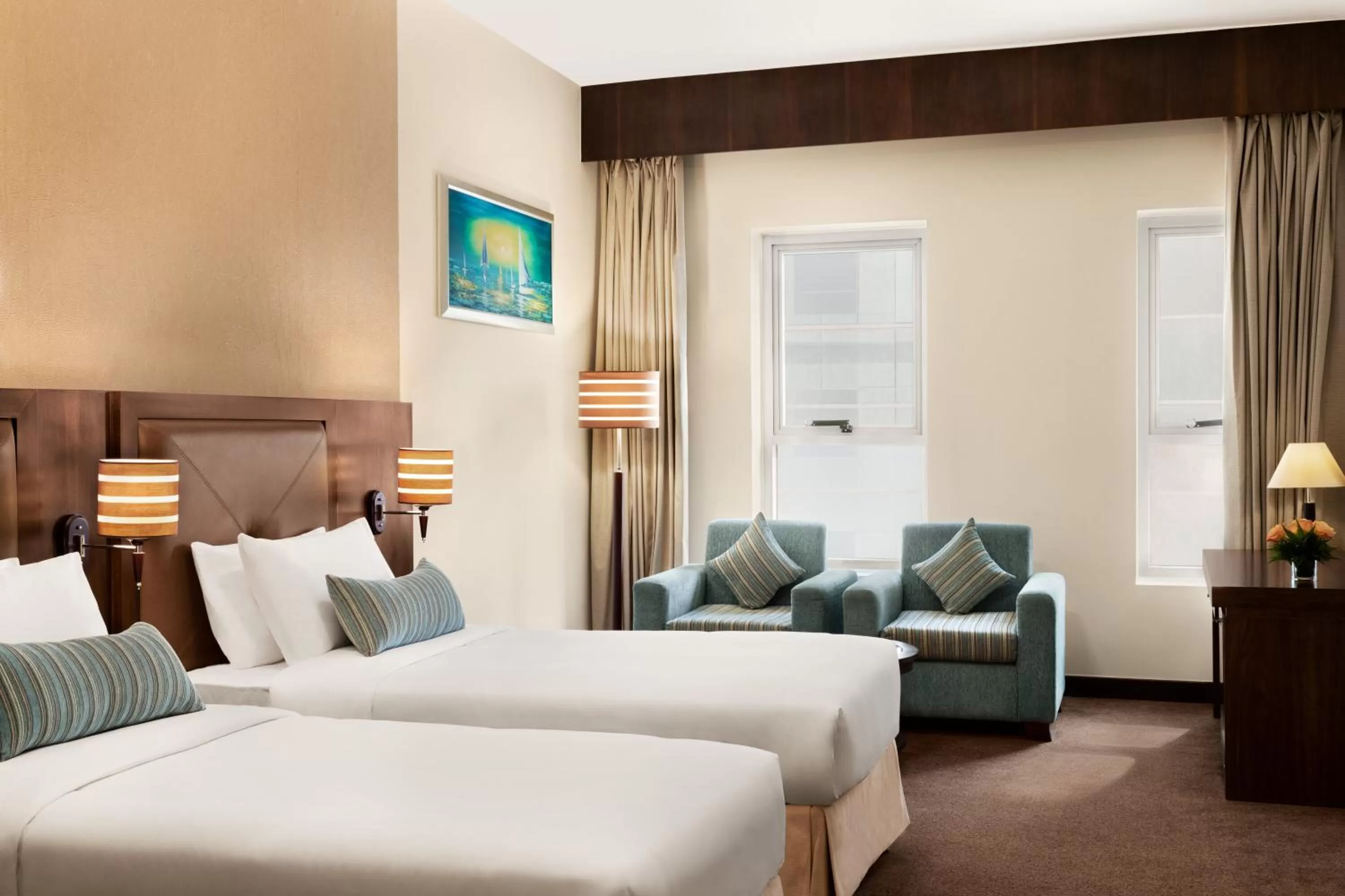 Twin Room - Mobility Access/Non-Smoking, 20% off F&B in Ramada by Wyndham Dubai Deira