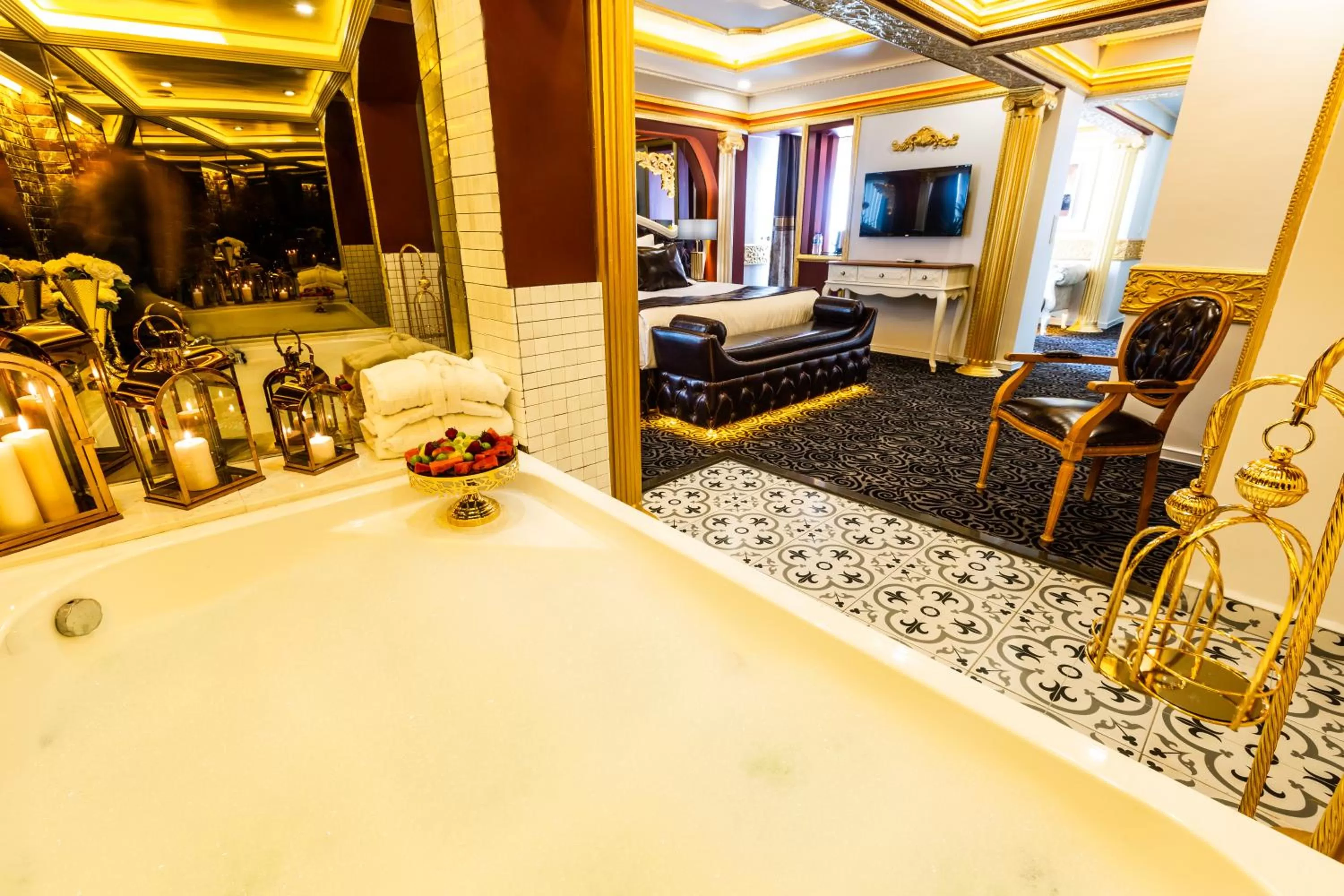 Bedroom in Andalouse Otel