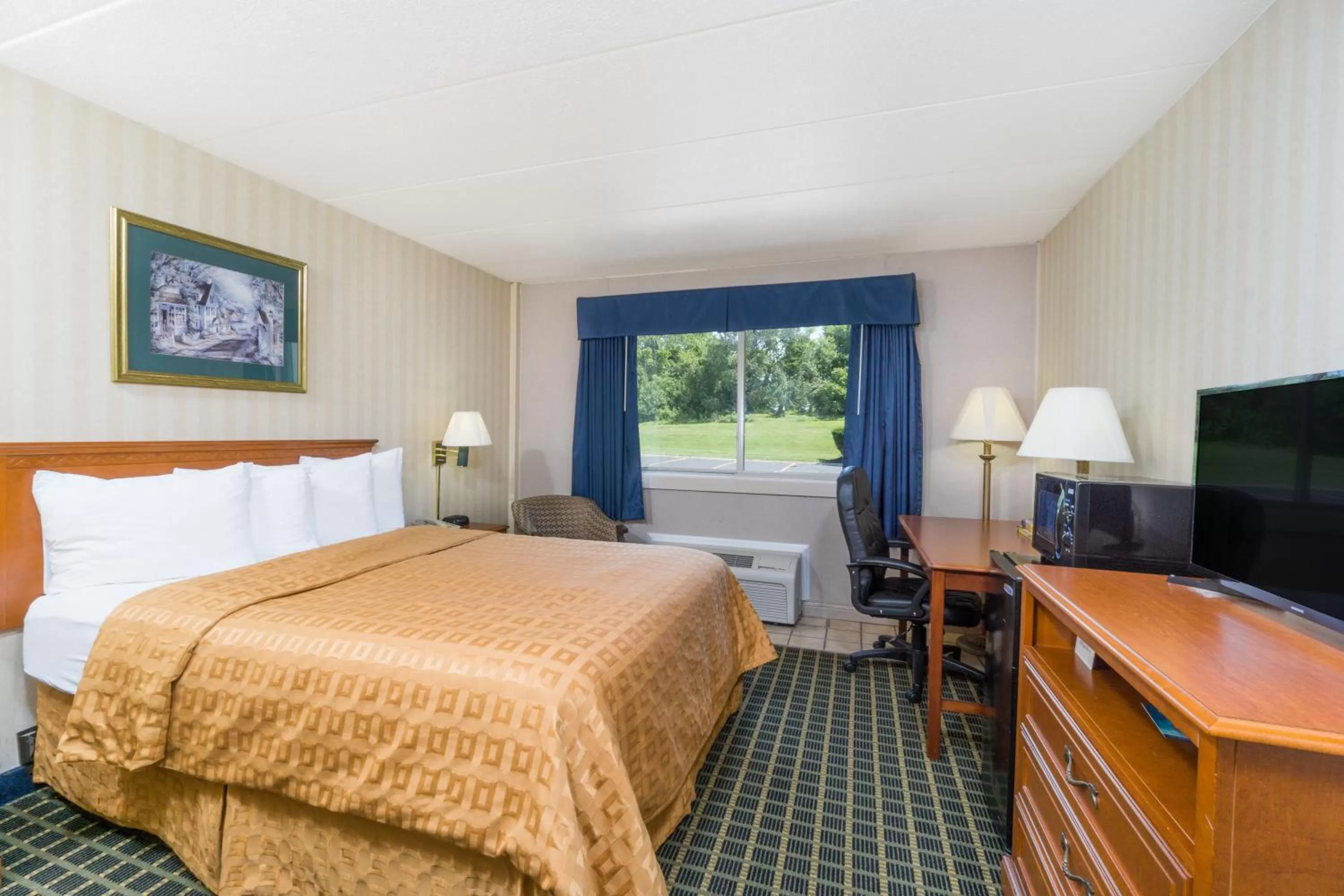 Queen Room with Roll-In Shower - Mobility Accessible/Non-Smoking in Days Inn by Wyndham Columbus East Airport