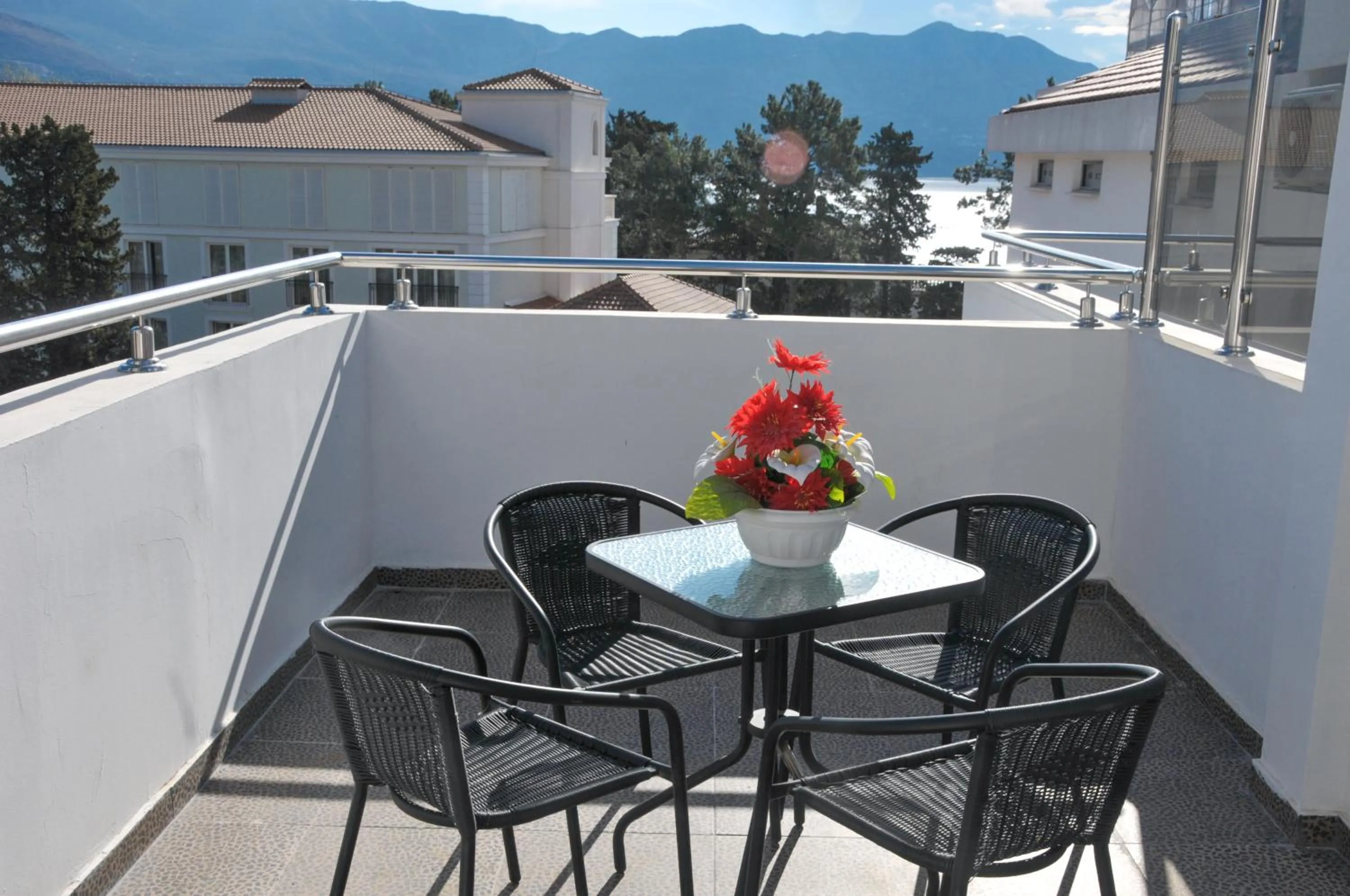 Double Room with Balcony and Sea View - single occupancy in Hotel Oaza