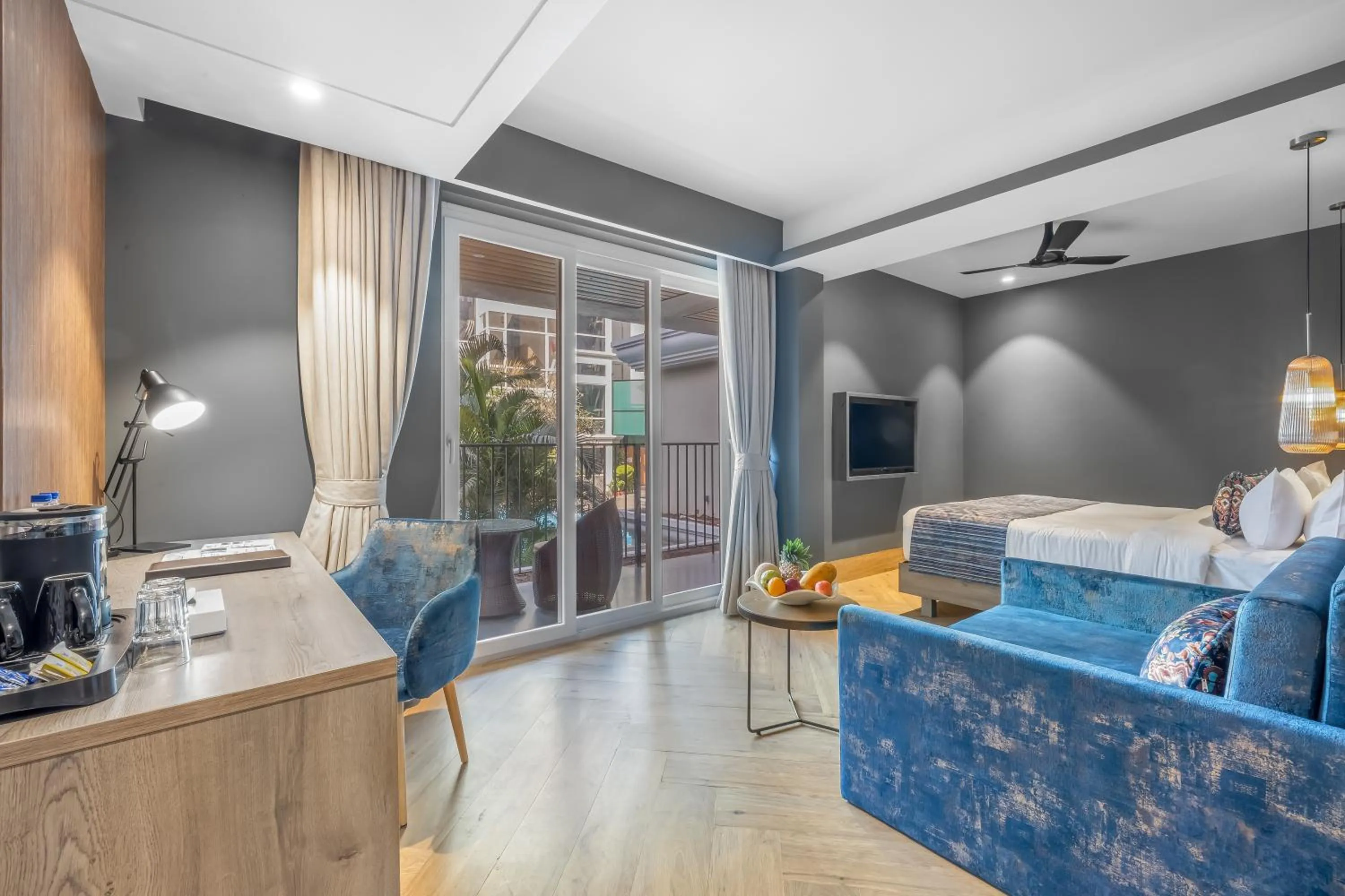 Pool View Room with Jacuzzi: INR 500 Food Credit once per stay at Terra in Clarion Hotel Ocean Palms Goa