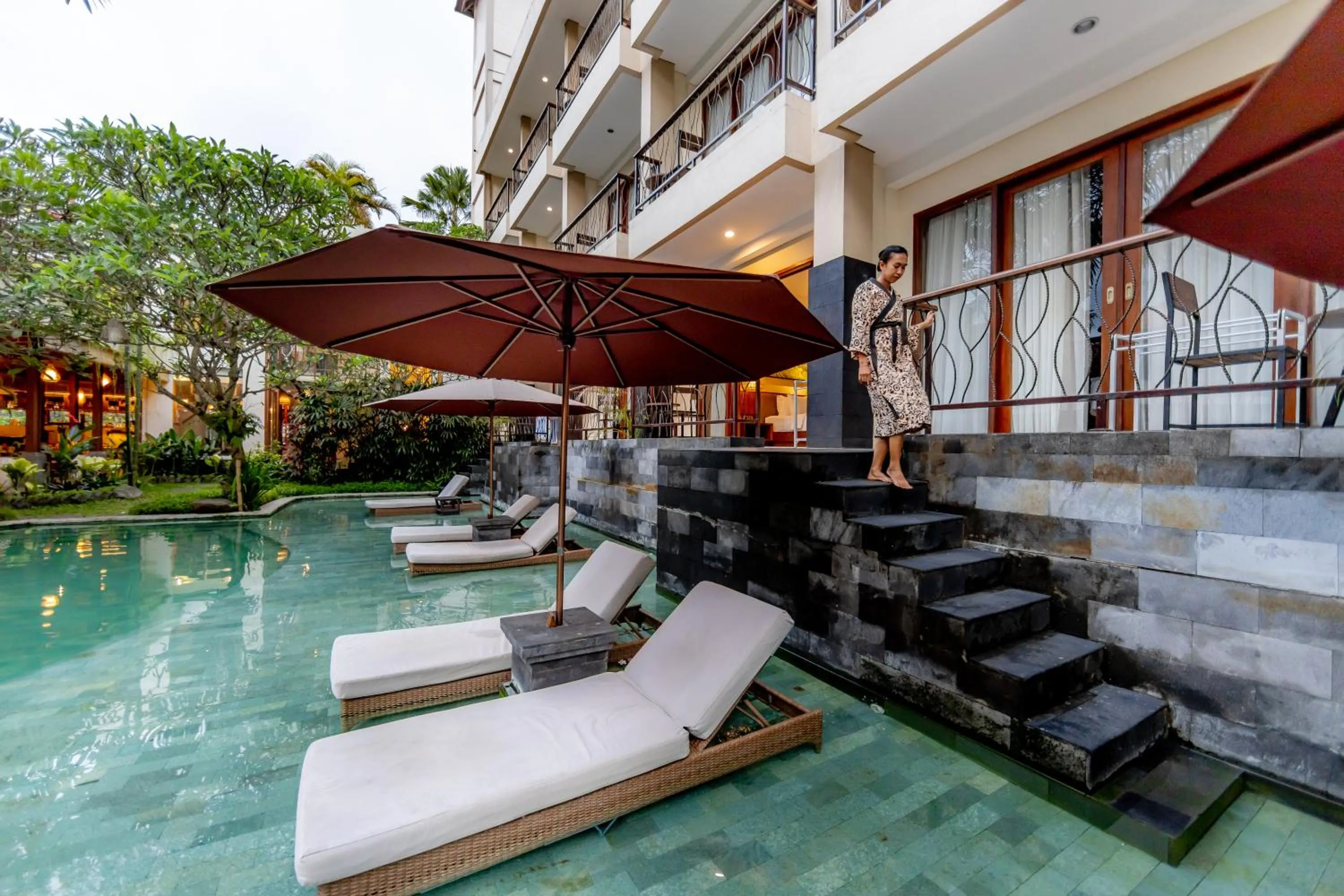 Superior Room with Lagoon Access in Anumana Ubud Hotel