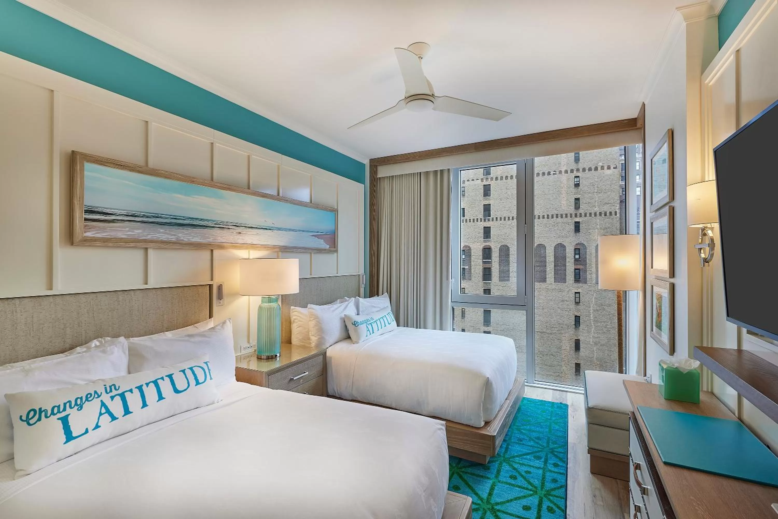 Deluxe Room two double beds  in Margaritaville Resort Times Square