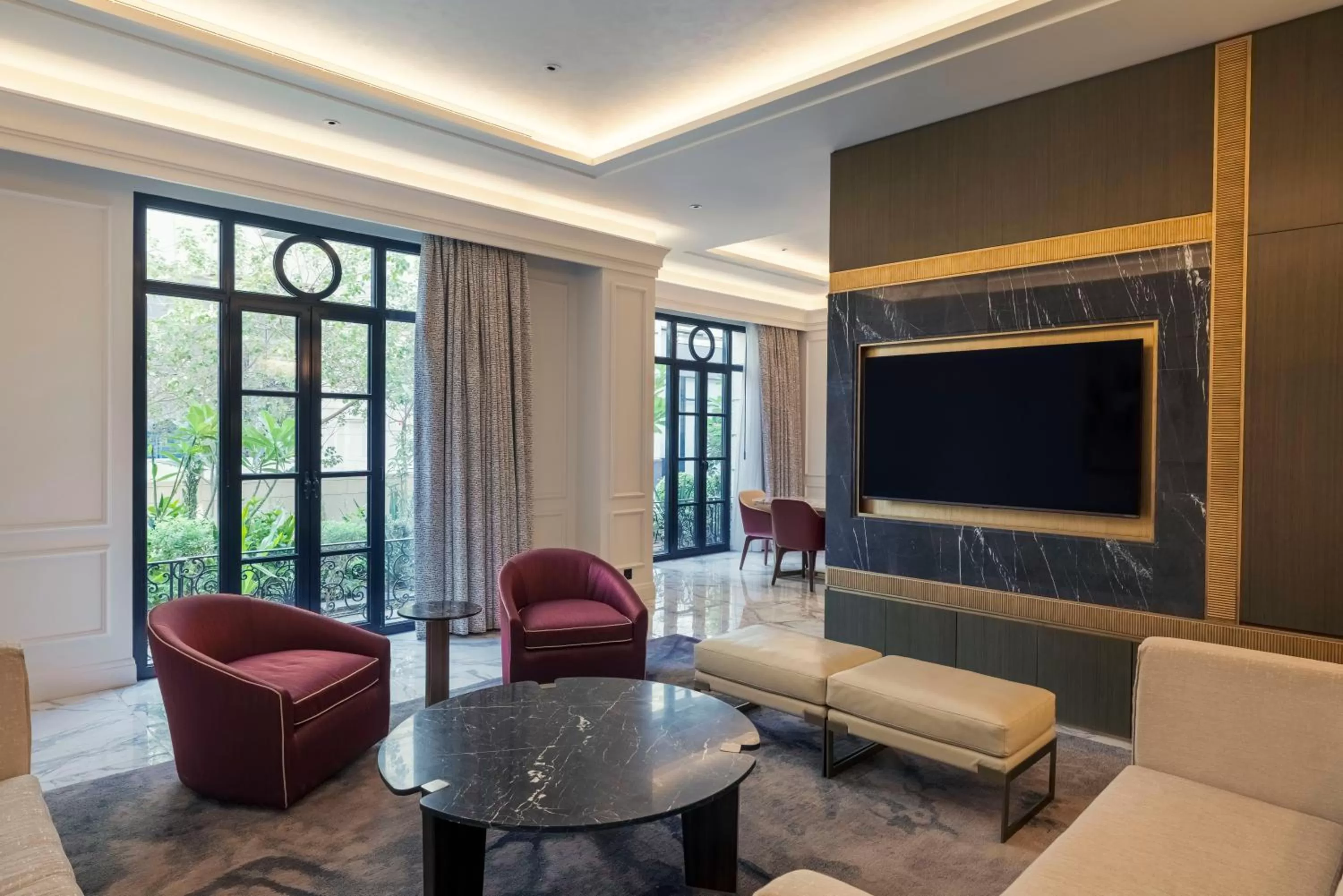 Seating area in Mansard Riyadh, a Radisson Collection Hotel